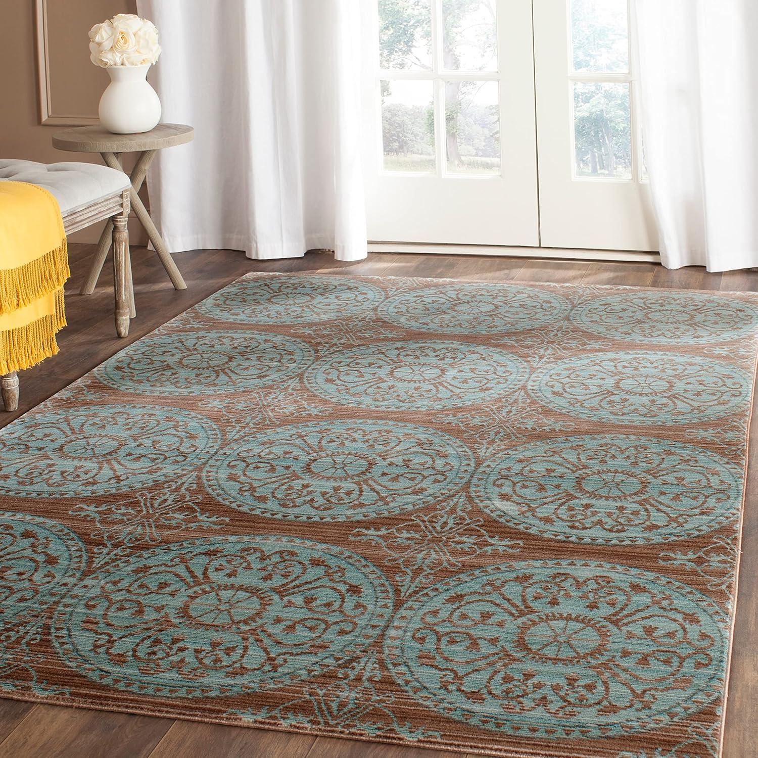 Valencia VAL214 Power Loomed Indoor Area Rug - Alpine/Cream - 8'x10' - Safavieh