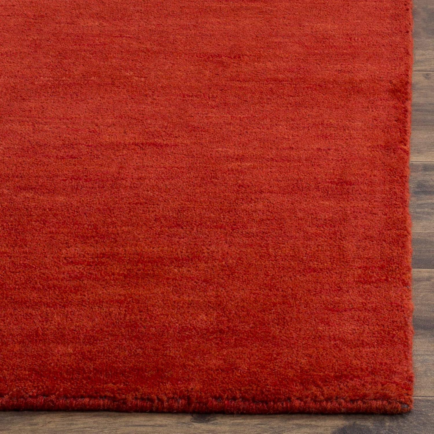 Himalaya HIM311 Hand Loomed Area Rug - Red - 3'x5' - Safavieh.