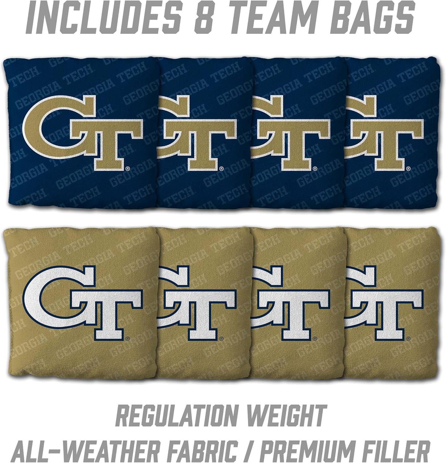 YouTheFan NCAA Professional Wood 2'x3' Cornhole Board w/ Logo Bags | Wayfair