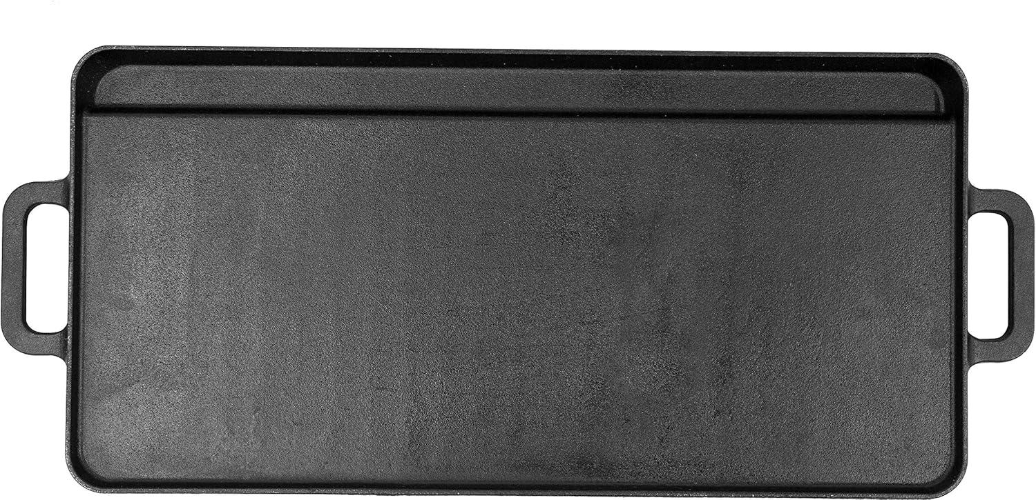 Pit Boss Pit Boss Cast Iron Rectangular Reversible Grill and Griddle Pan