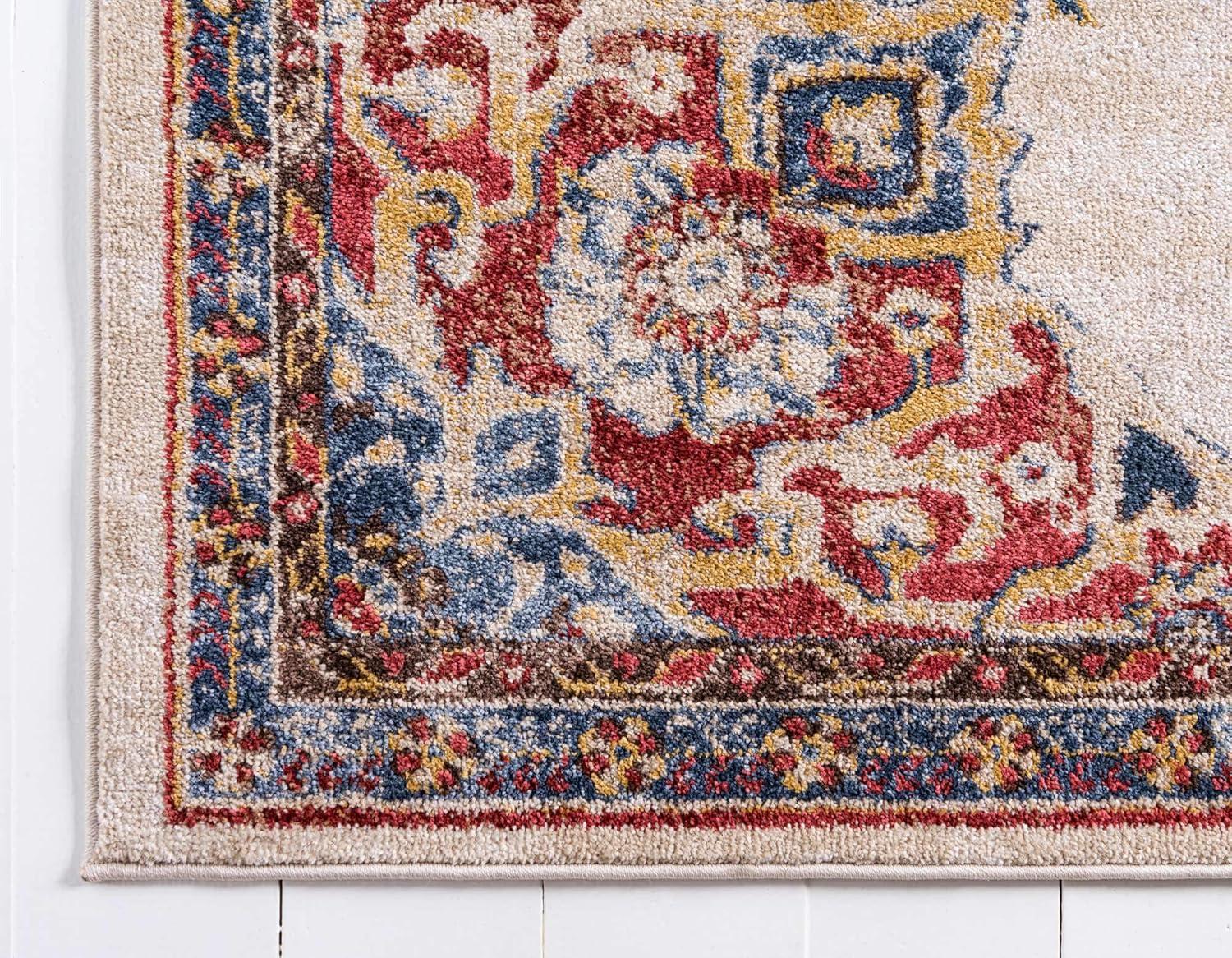 Unique Loom 5' 0 x 8' 0 Utopia Helios Cream Area Rug
