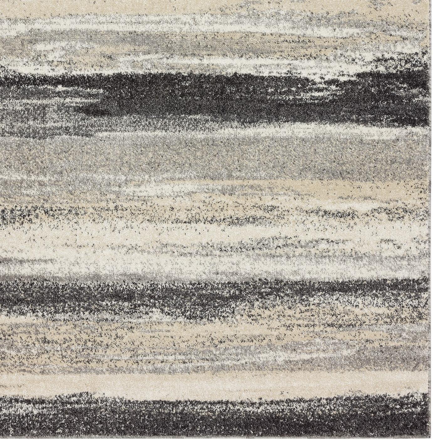 Luxe Weavers Abstract Stripe Area Rug