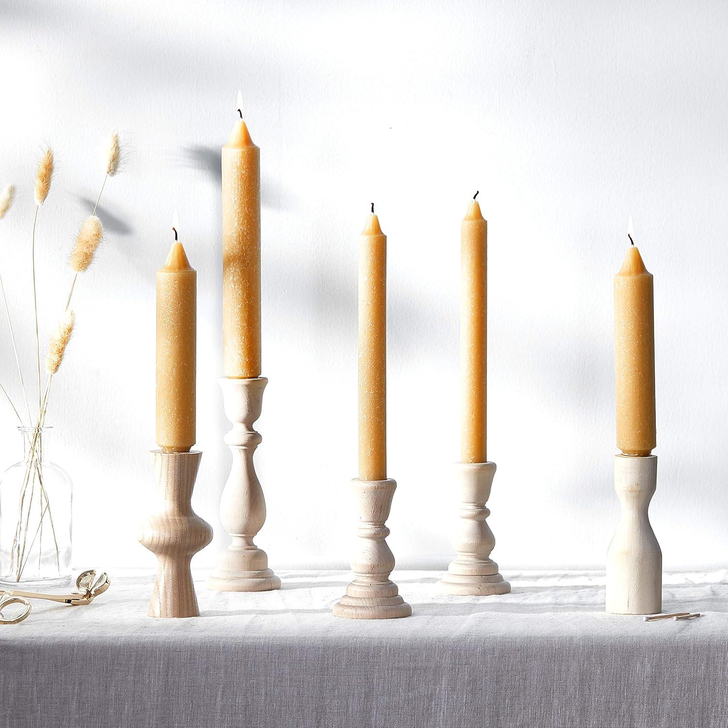 Root Candles Timberline Collenette Dinner Candle Taper (Set of 4)
