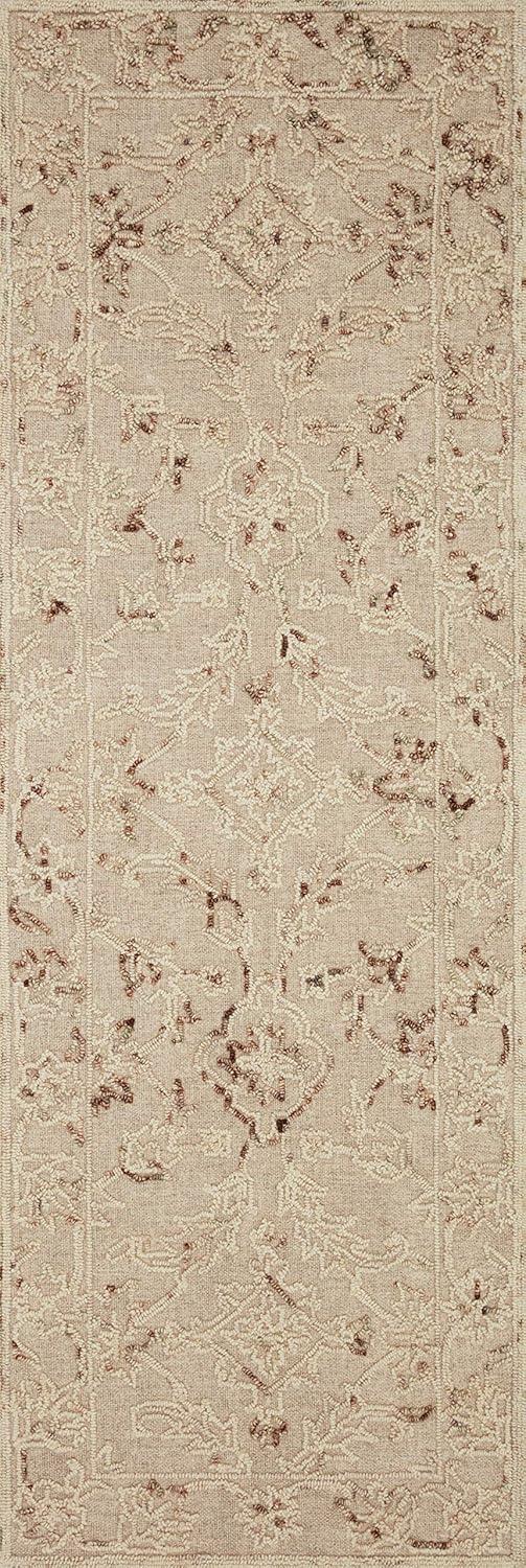 Loloi II Halle HAE-02 Floral Natural / Sage Area Rug 9'-3" x 13'