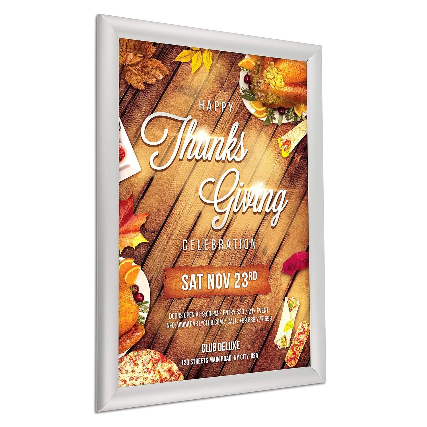 MT Displays Weatherproof Outdoor Snap Poster Frame