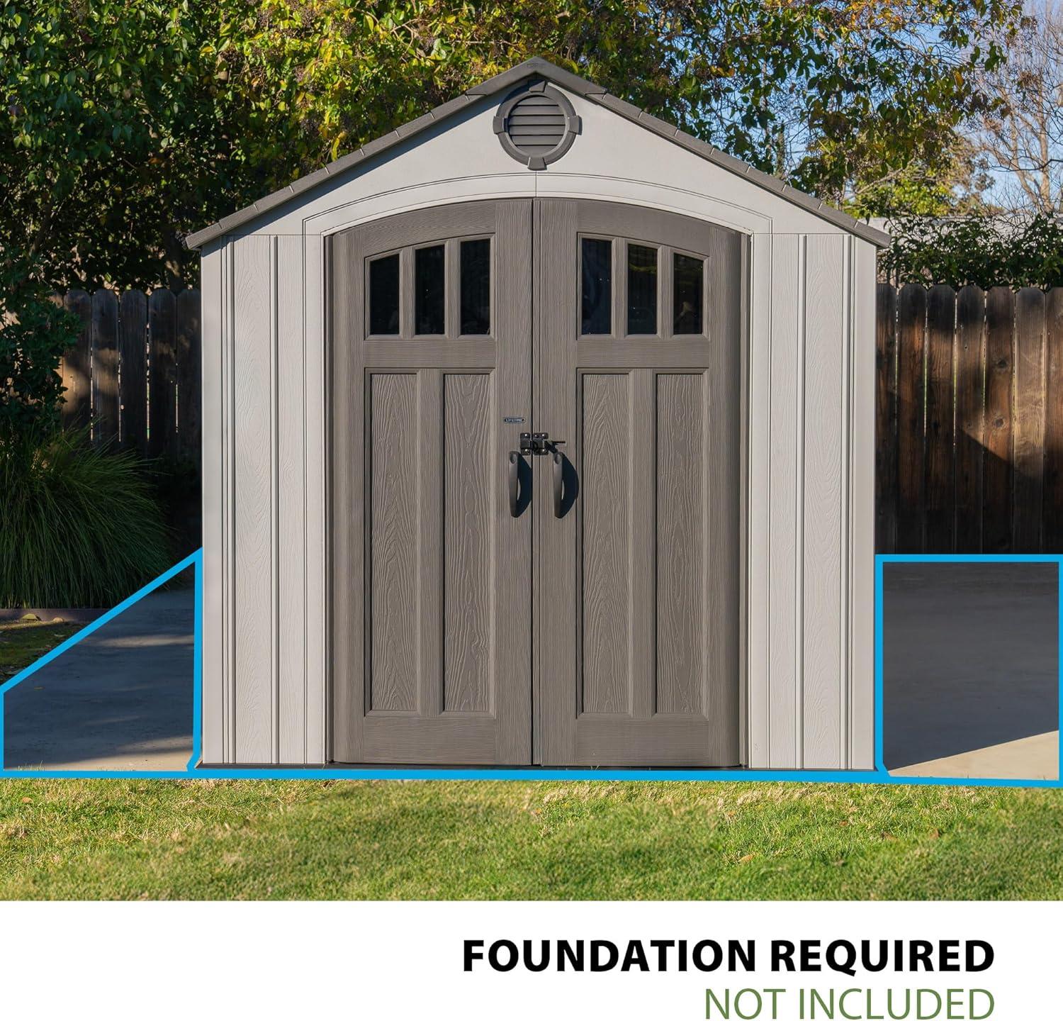 Lifetime 8-ft X 20-ft Outdoor Storage Shed