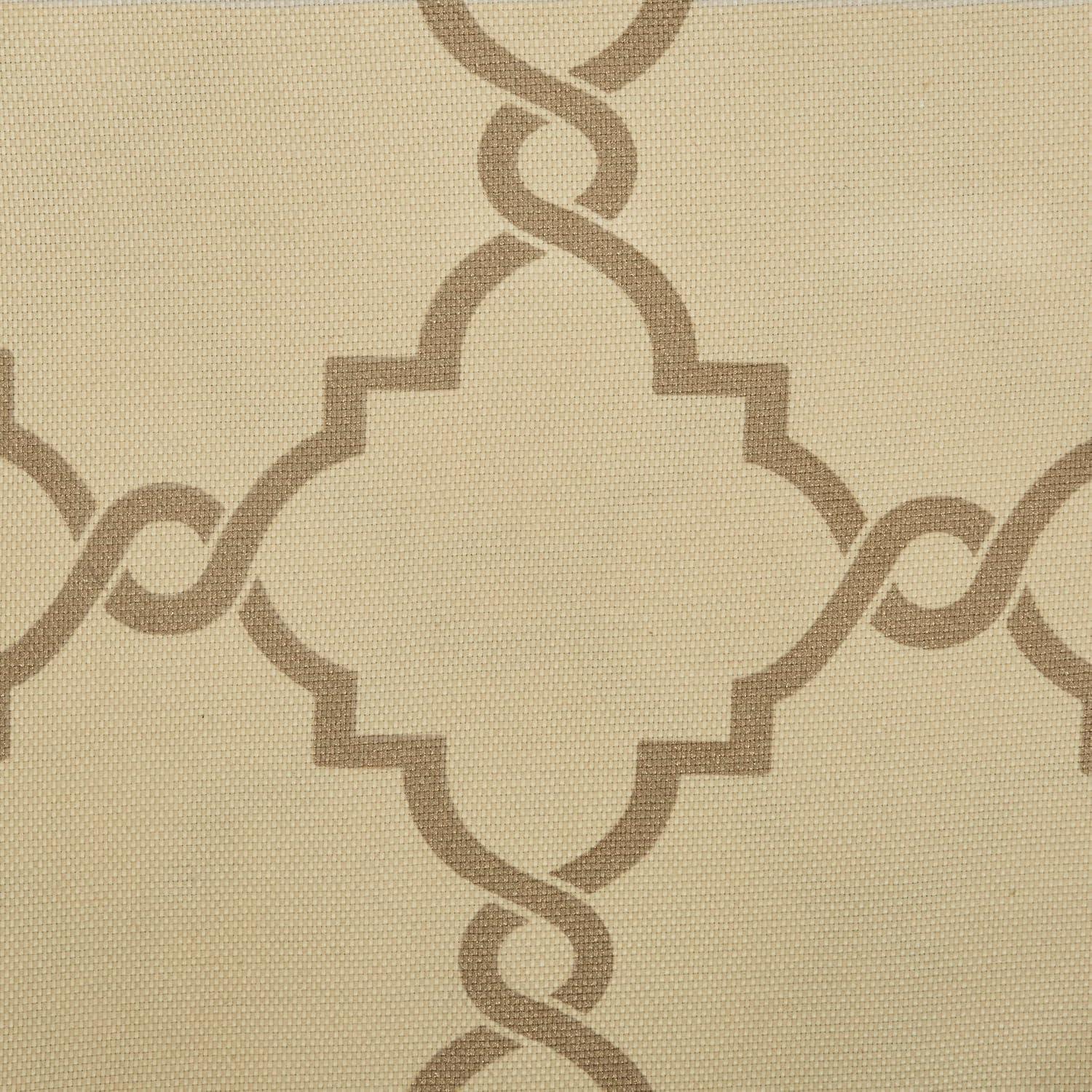 Madison Park Fretwork Print Grommet Top Single Window Curtain Panel