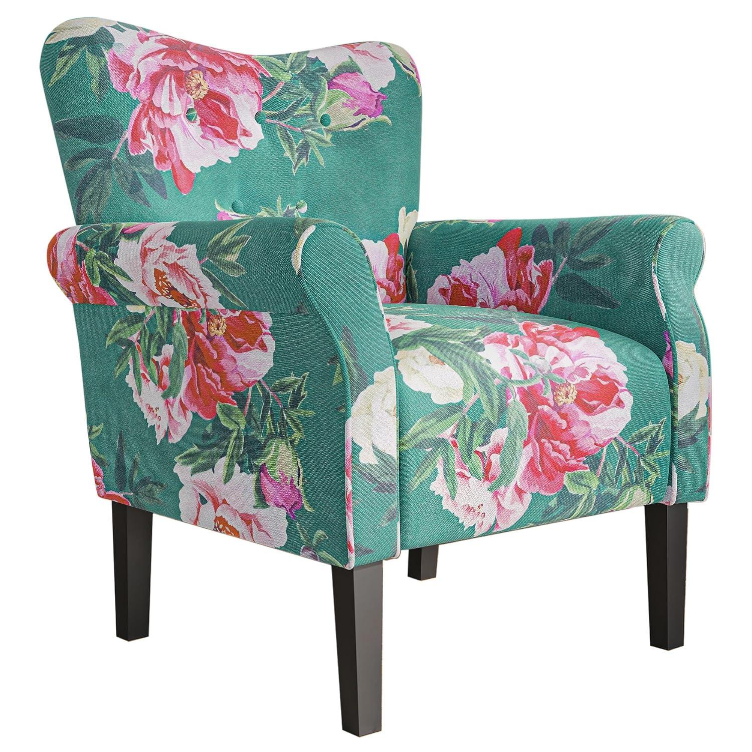 Lounge Chair For Bedroom Century * Accent Chair - Plush Velvet Armchair  With * * \u0026 Cushioned - Deep, Or Other Colors - For Living Room, Bedroom,  Home Office, Vanity - Easy-Clean Furniture Turquoise Chair, image size:1500x1500