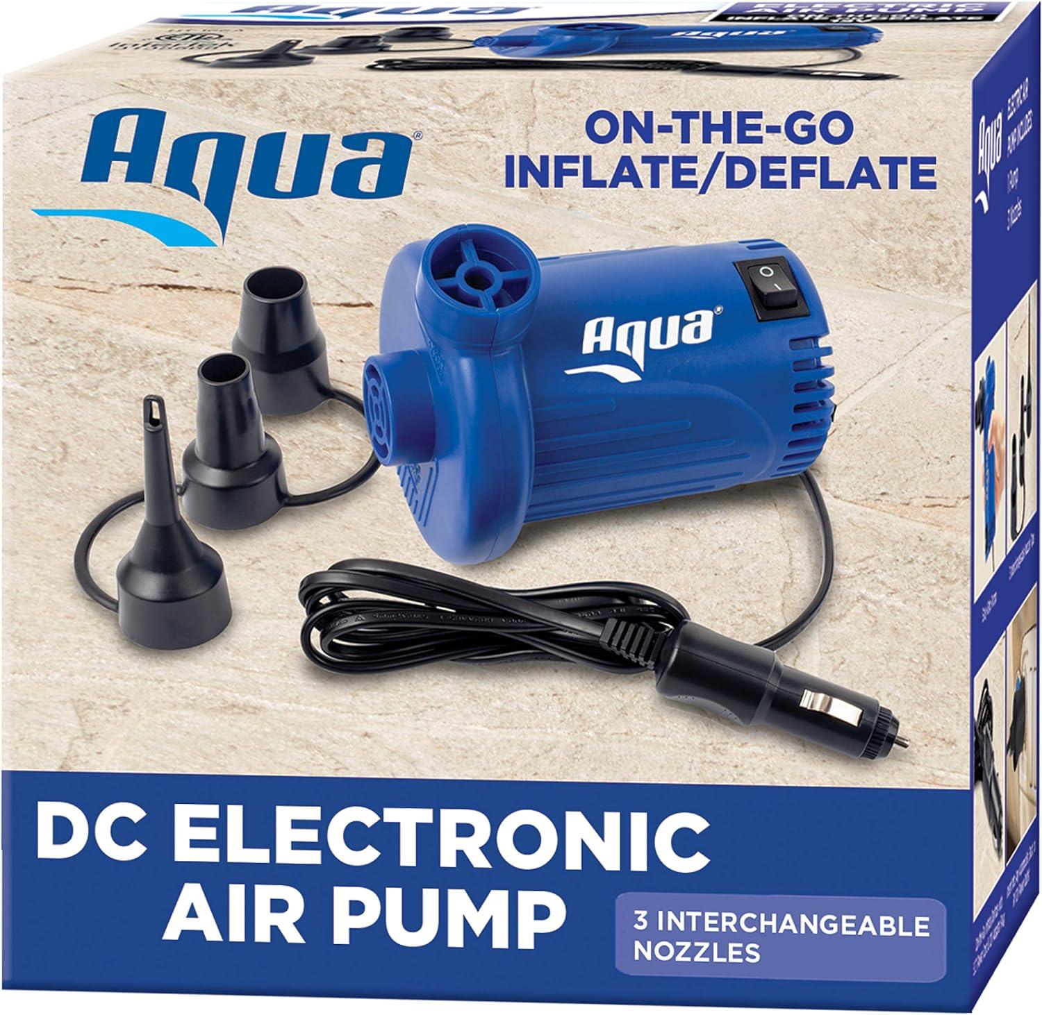 Aqua Leisure  12VDC Portable Air Pump with 3 Tips