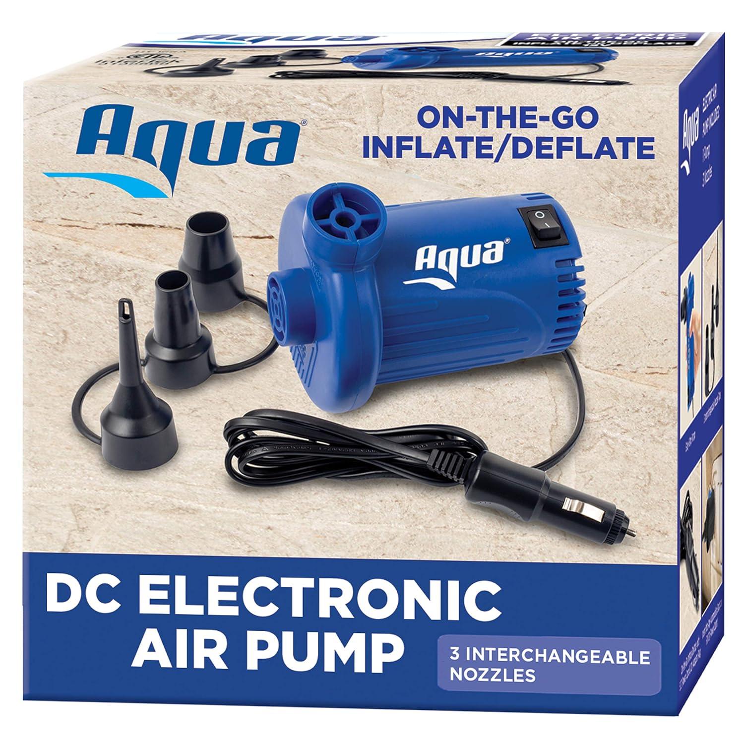 Aqua Leisure  12VDC Portable Air Pump with 3 Tips