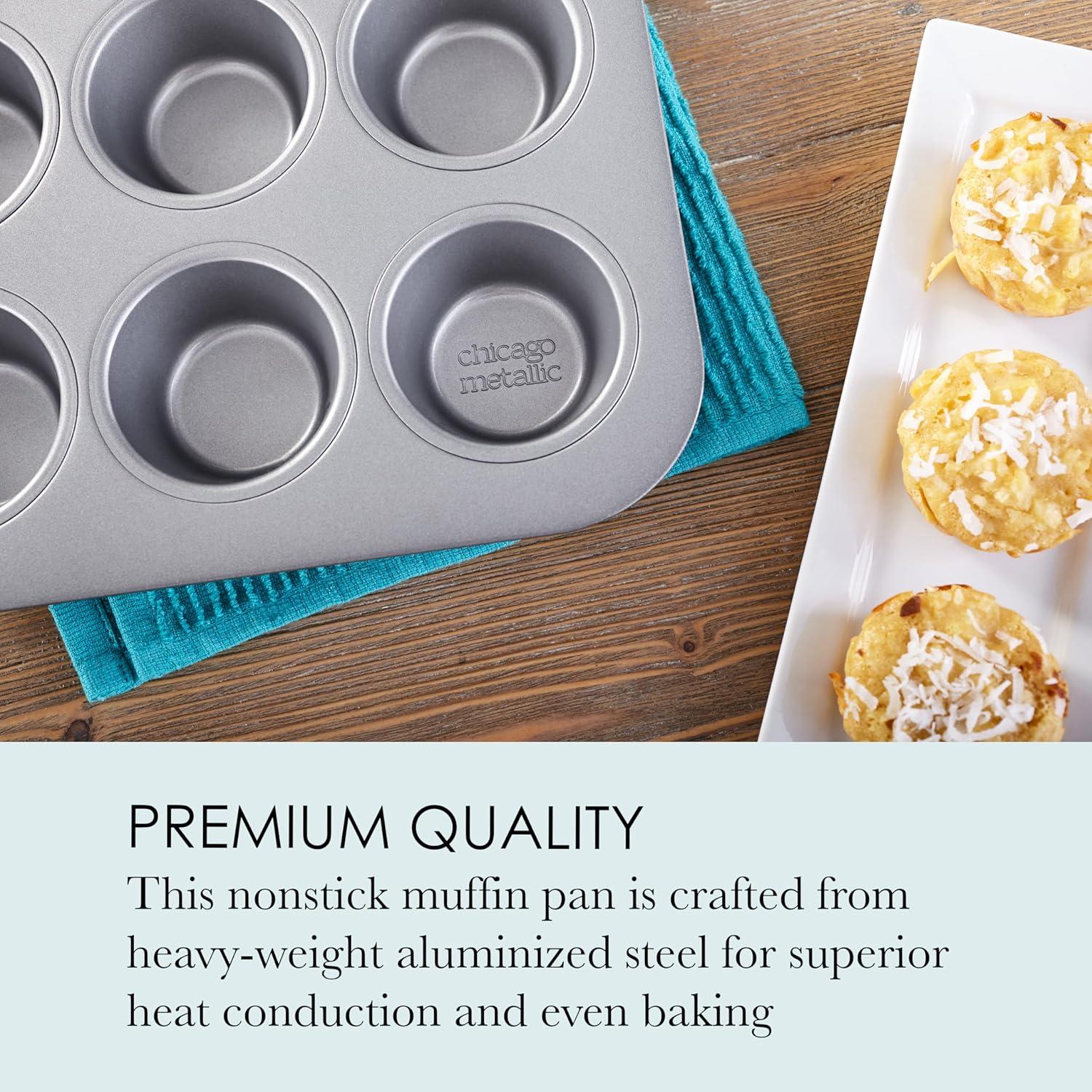 Chicago Metallic Chicago Metallic Commercial II Non-Stick 12-Cup Muffin Pan