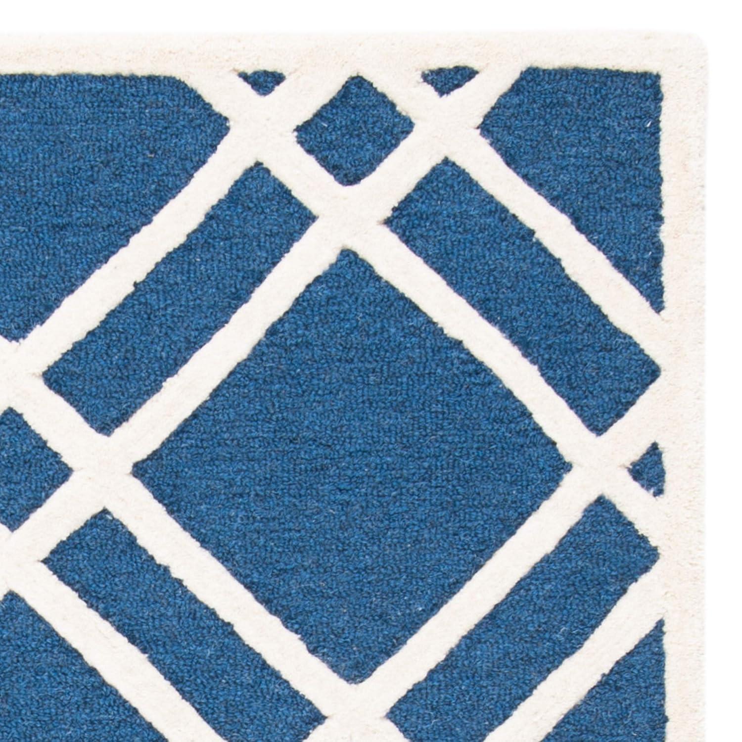 Sanyla Hand Tufted Wool Geometric Rug