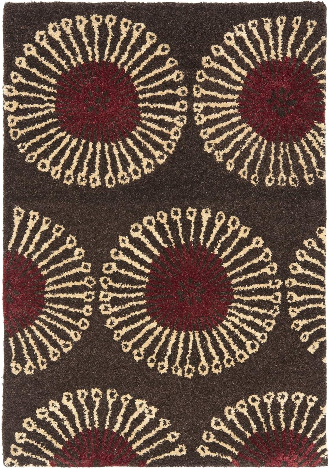 Soho SOH821 Hand Tufted Indoor Accent Rug - Beige/Brown - 2'x3' - Safavieh.