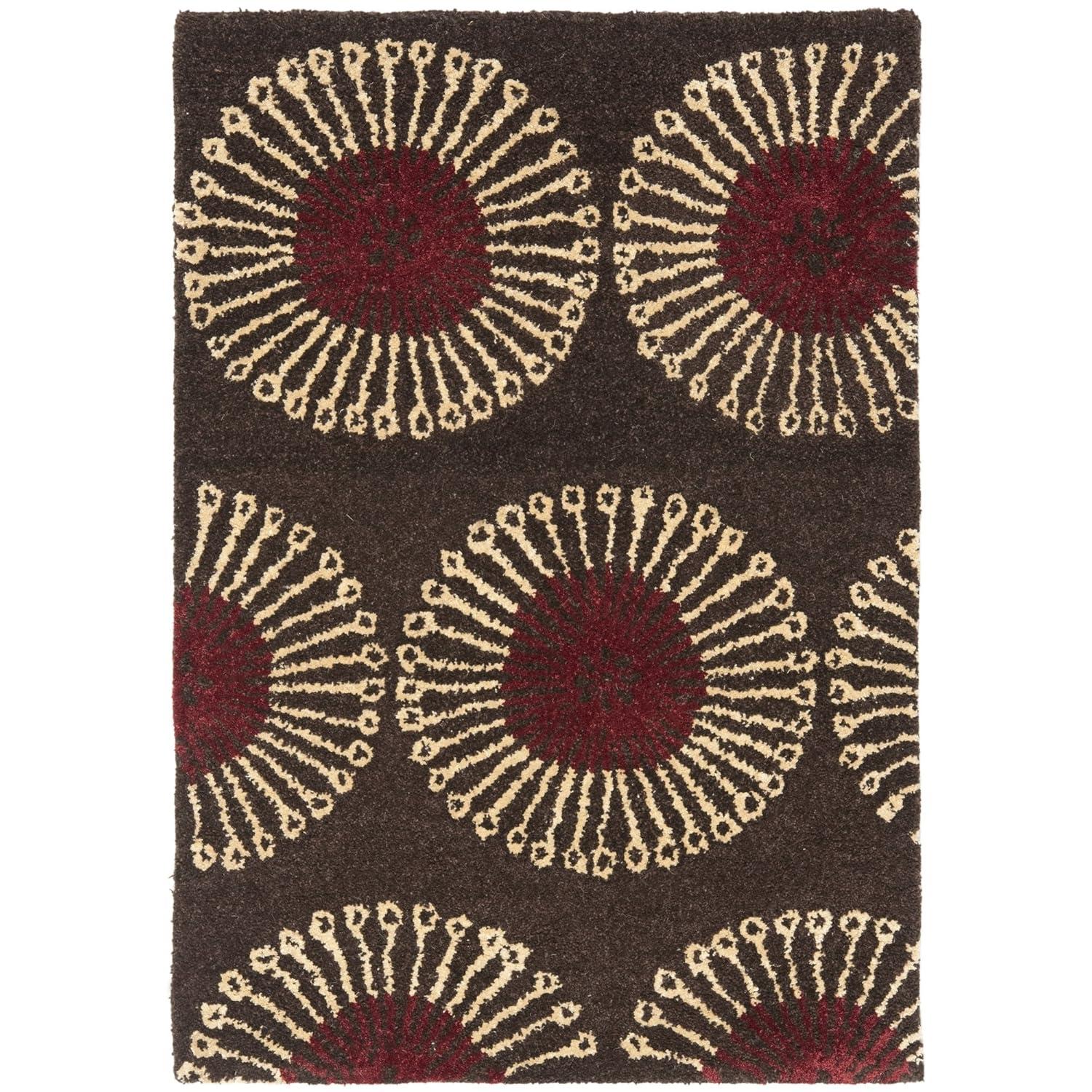 Soho SOH821 Hand Tufted Indoor Accent Rug - Beige/Brown - 2'x3' - Safavieh.