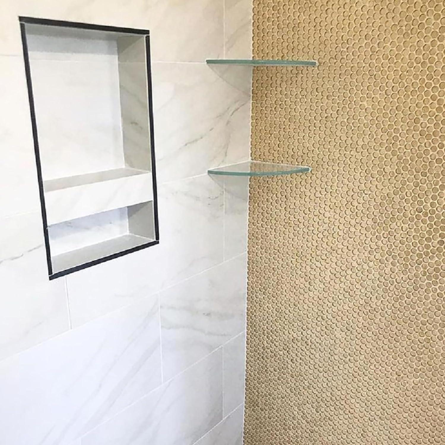 12.2" x 12.2" Glass Penny Round Mosaic Wall & Floor Tile