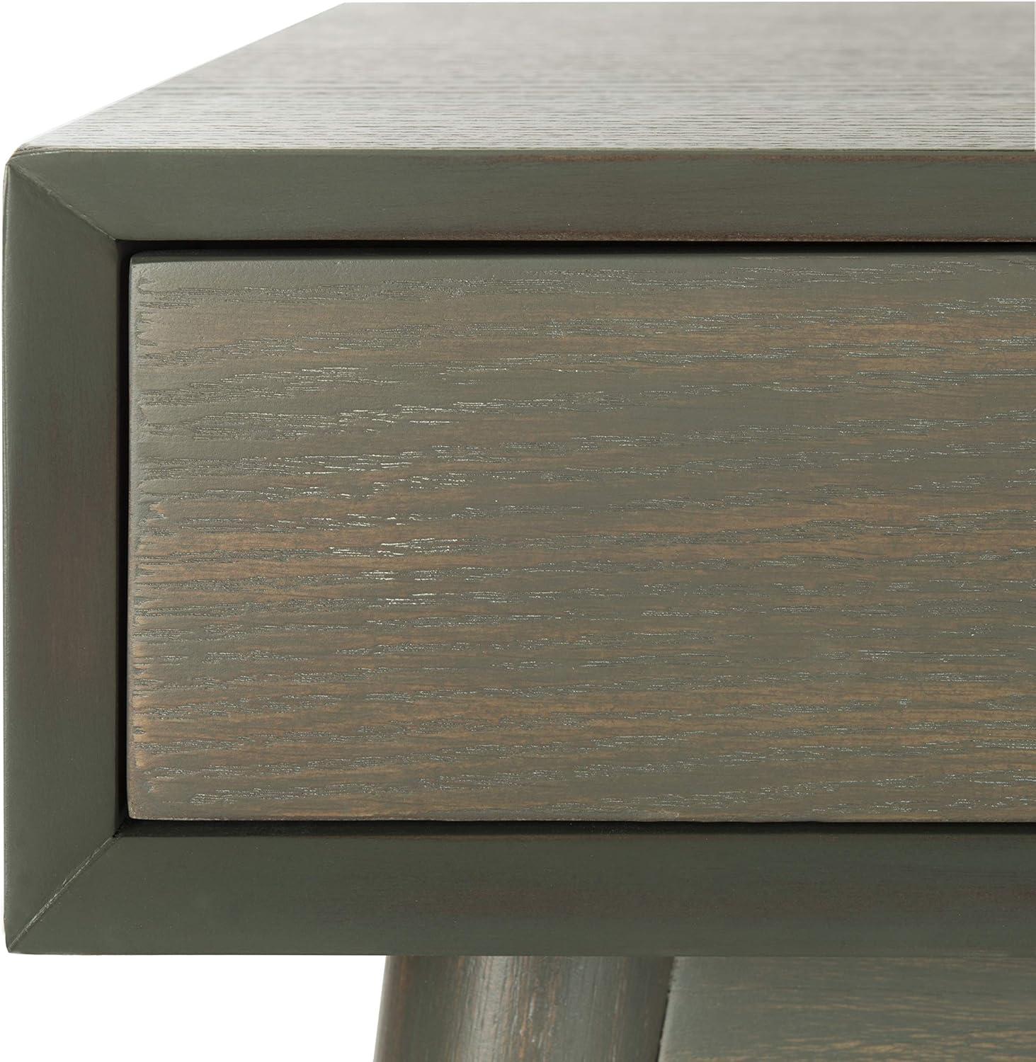 Isadora Midcentury Modern Desk - Walnut - Safavieh