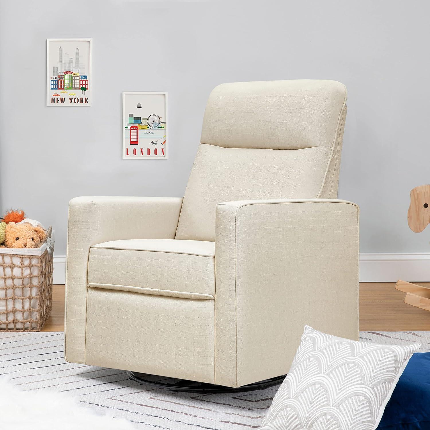 Gabby Pillowback Swivel Glider