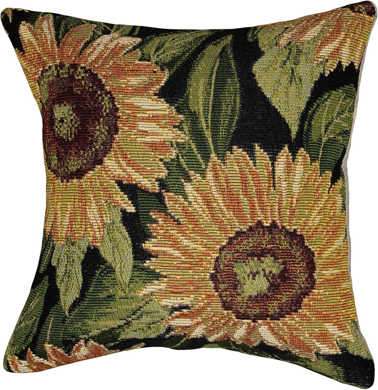 Liora Manne Floral Indoor/Outdoor Throw Pillow