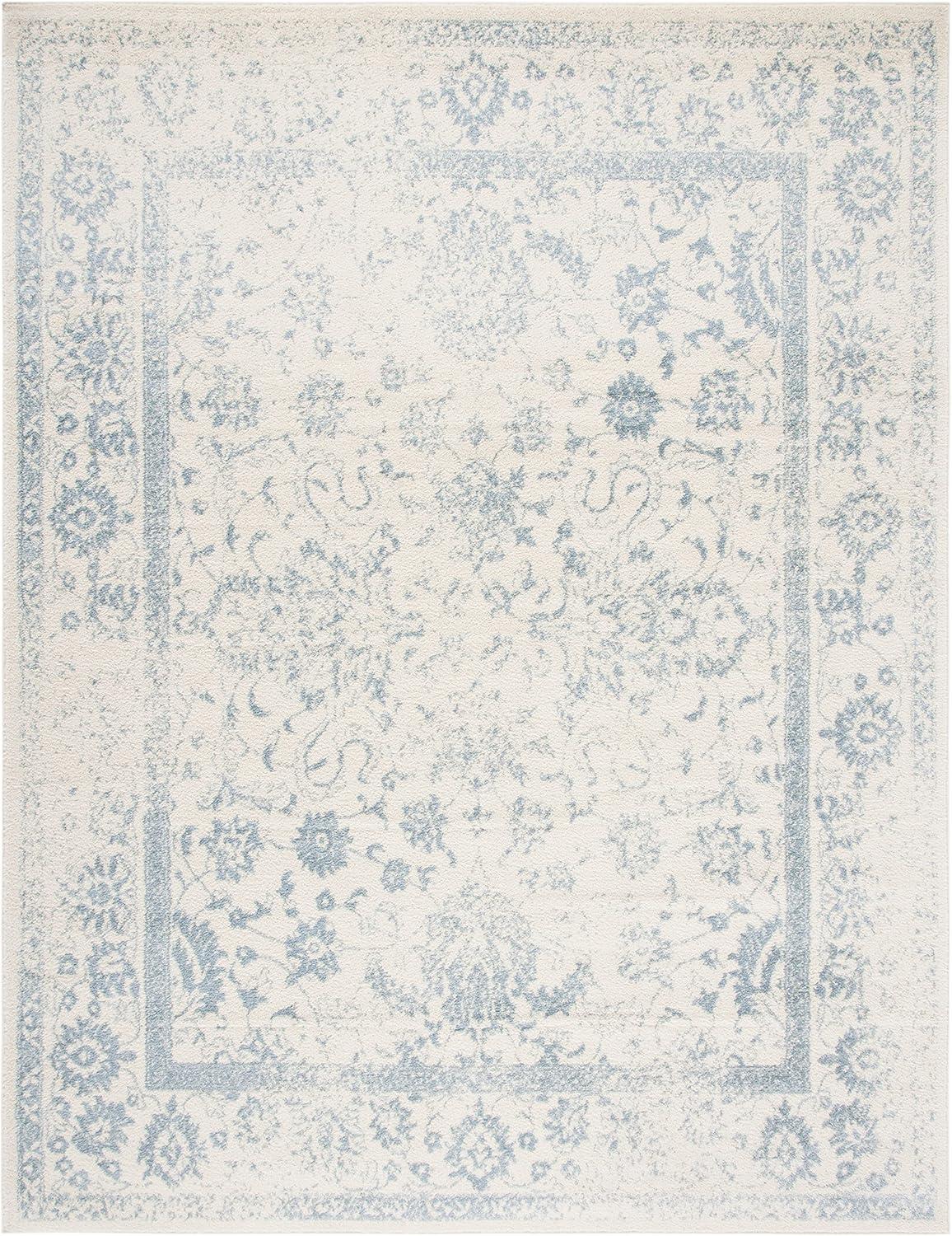 Adirondack ADR109 Machine Made Indoor Area Rug - Ivory/Slate - 9'x12' - Safavieh