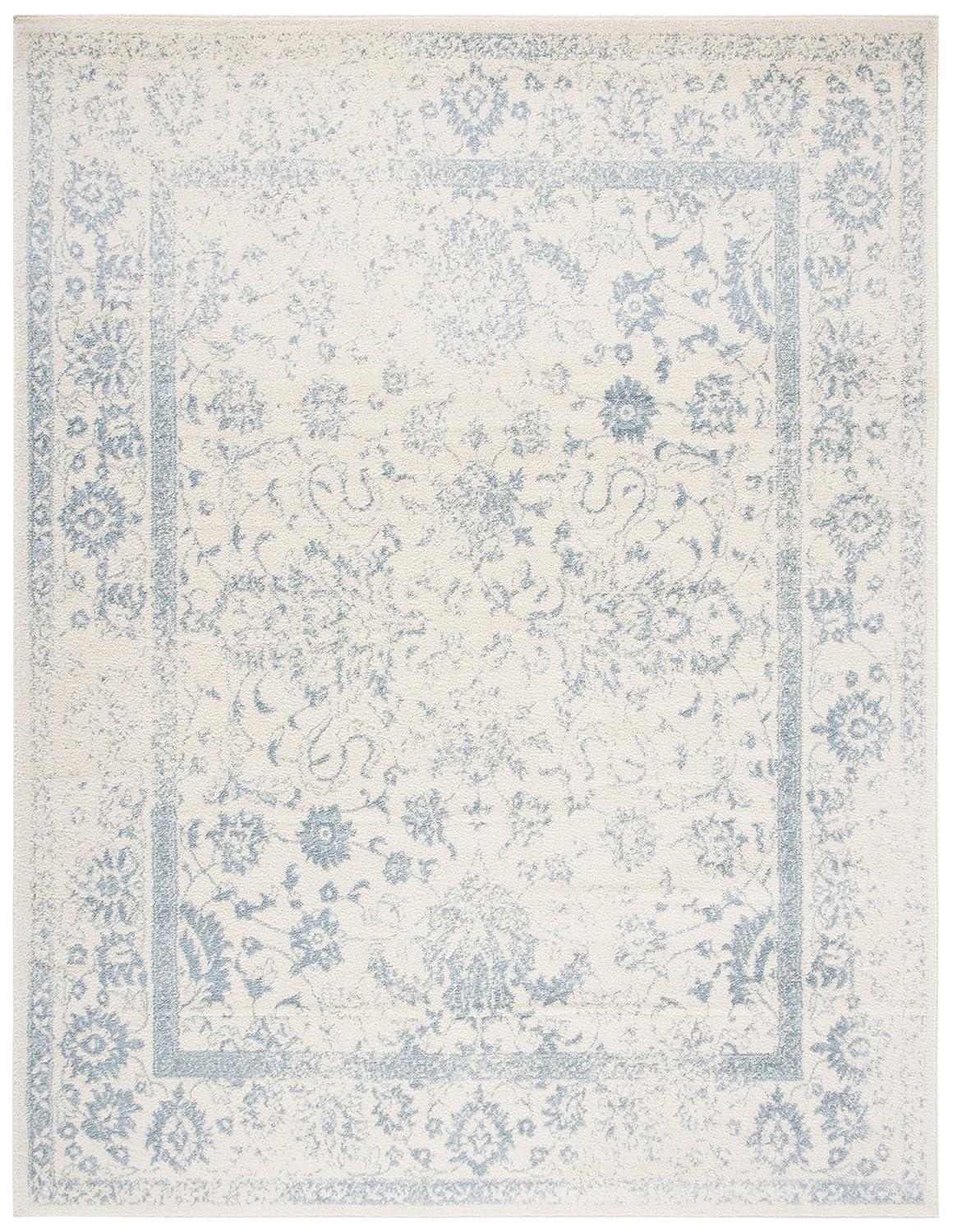 Adirondack ADR109 Machine Made Indoor Area Rug - Ivory/Slate - 9'x12' - Safavieh