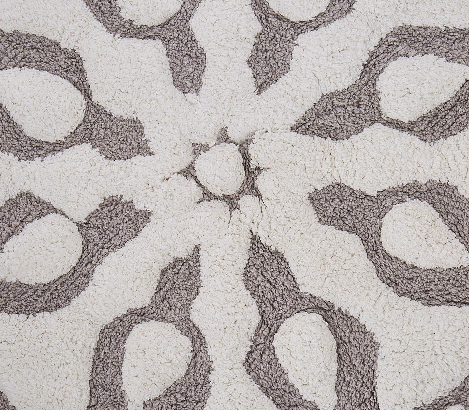 Madison Park Casablanca Medallion Cotton Tufted Bath Rug