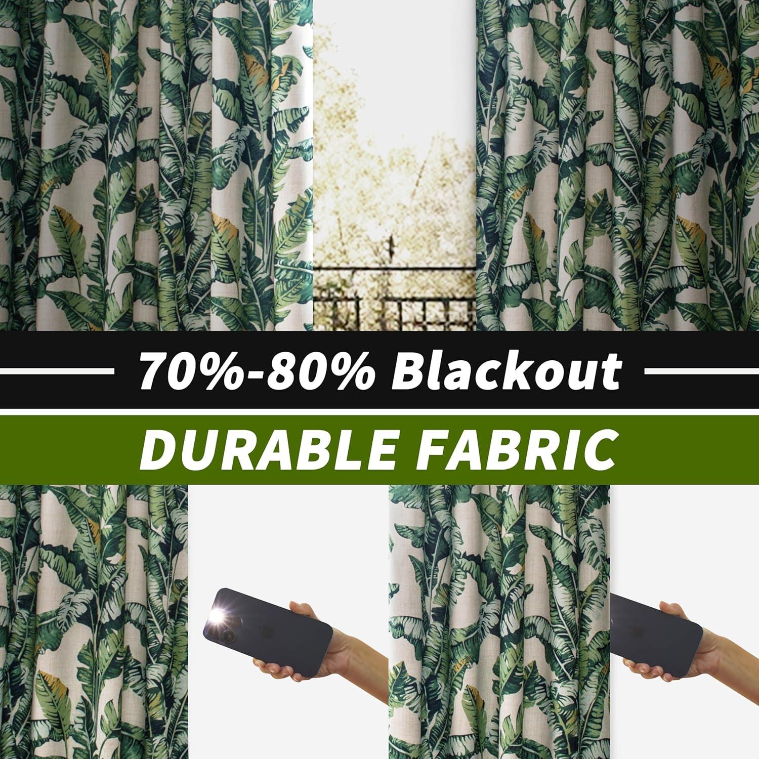 Polyester Blend Blackout Curtain Pair (Set of 2)