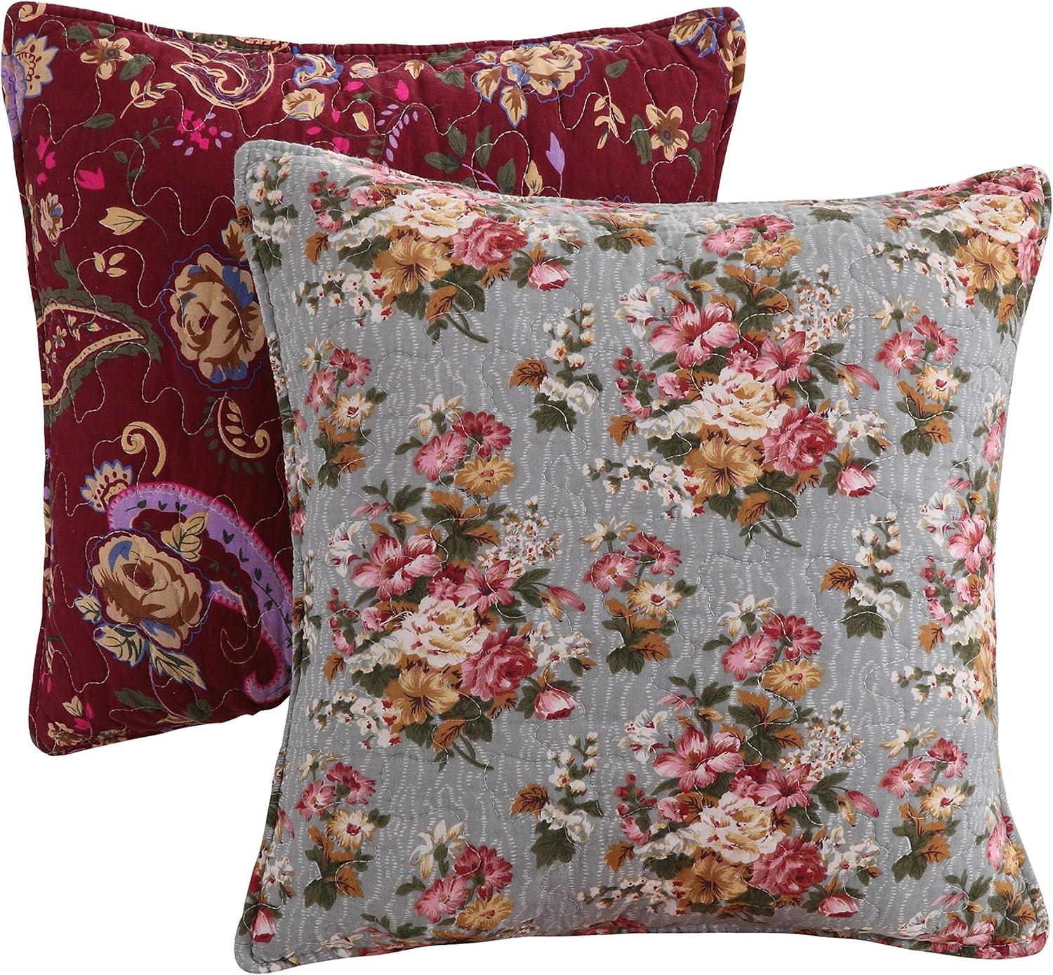 Antique Chic Quilt & Sham Bonus Set 5-Piece Multicolor by Greenland Home Fashion