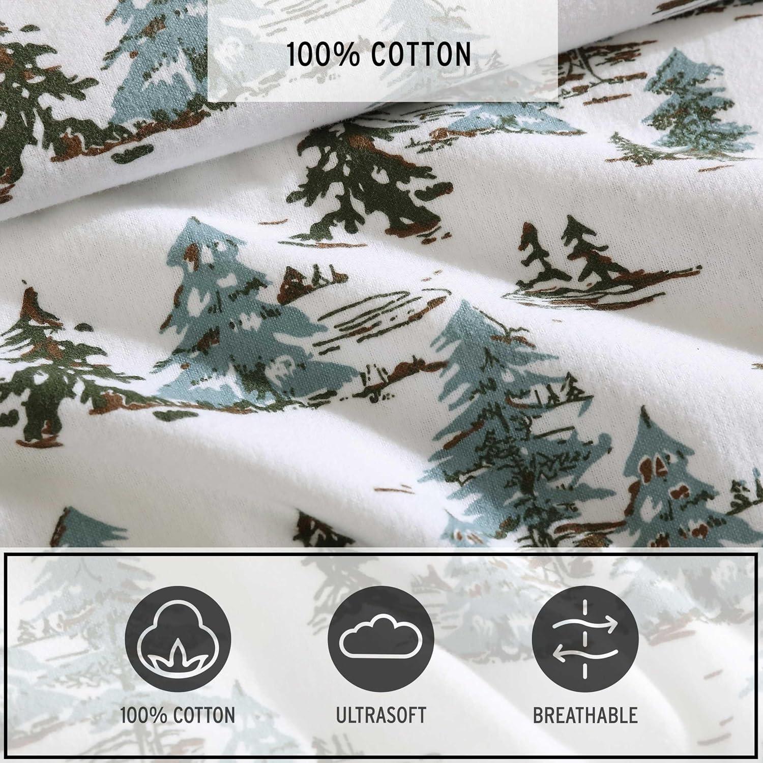 Eddie Bauer Arcadia Cozy Cotton Flannel Sheet Sets