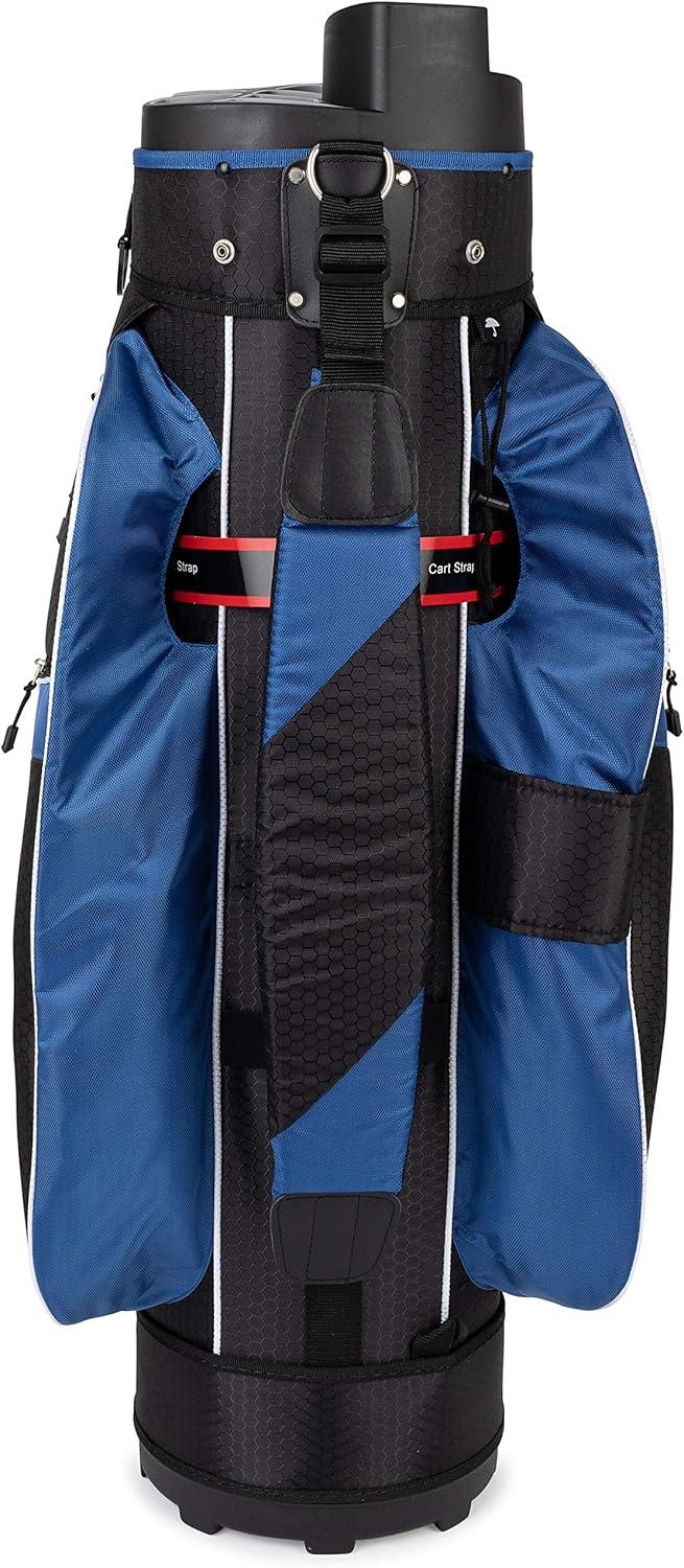Founders Club Generation 2 Organizer Golf Cart Bag for Men with 14 Way Head Lock Anti Rattle Divider Top
