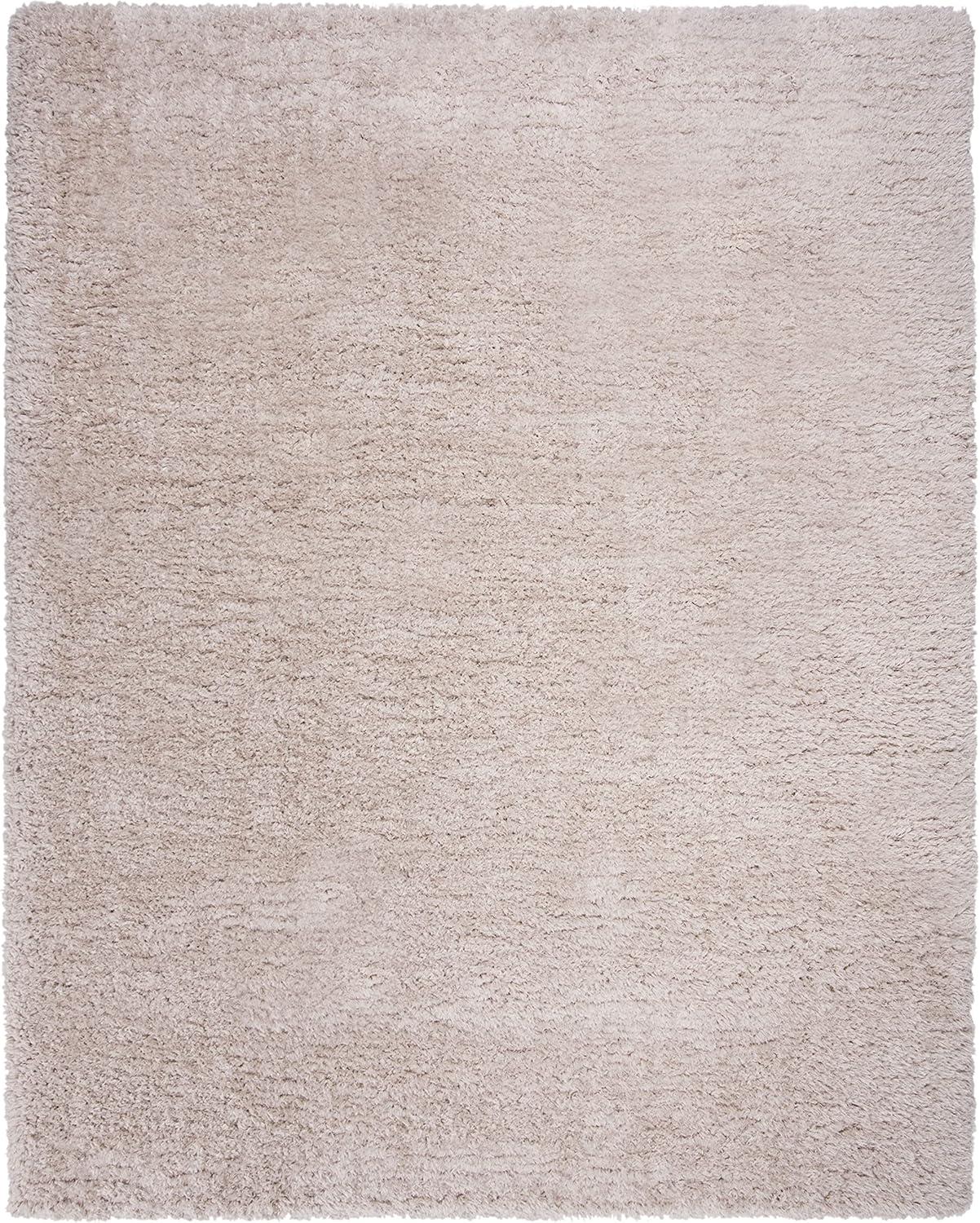 SAFAVIEH Flokati Augustin Solid Shag Area Rug, Beige, 8' x 10'