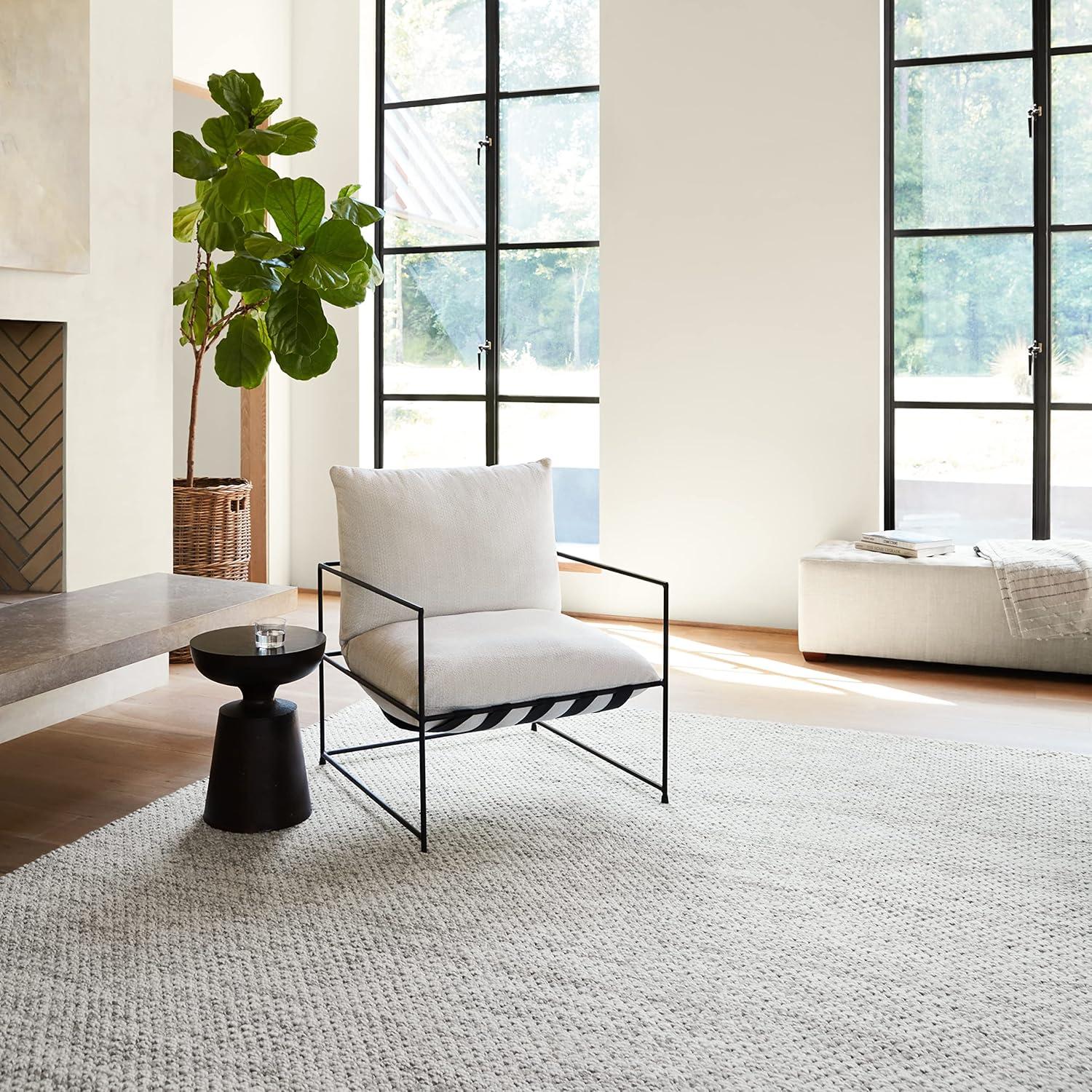 Jaipur Living Karlstadt Handmade Solid Taupe/White Area Rug (7'10"X9'10")