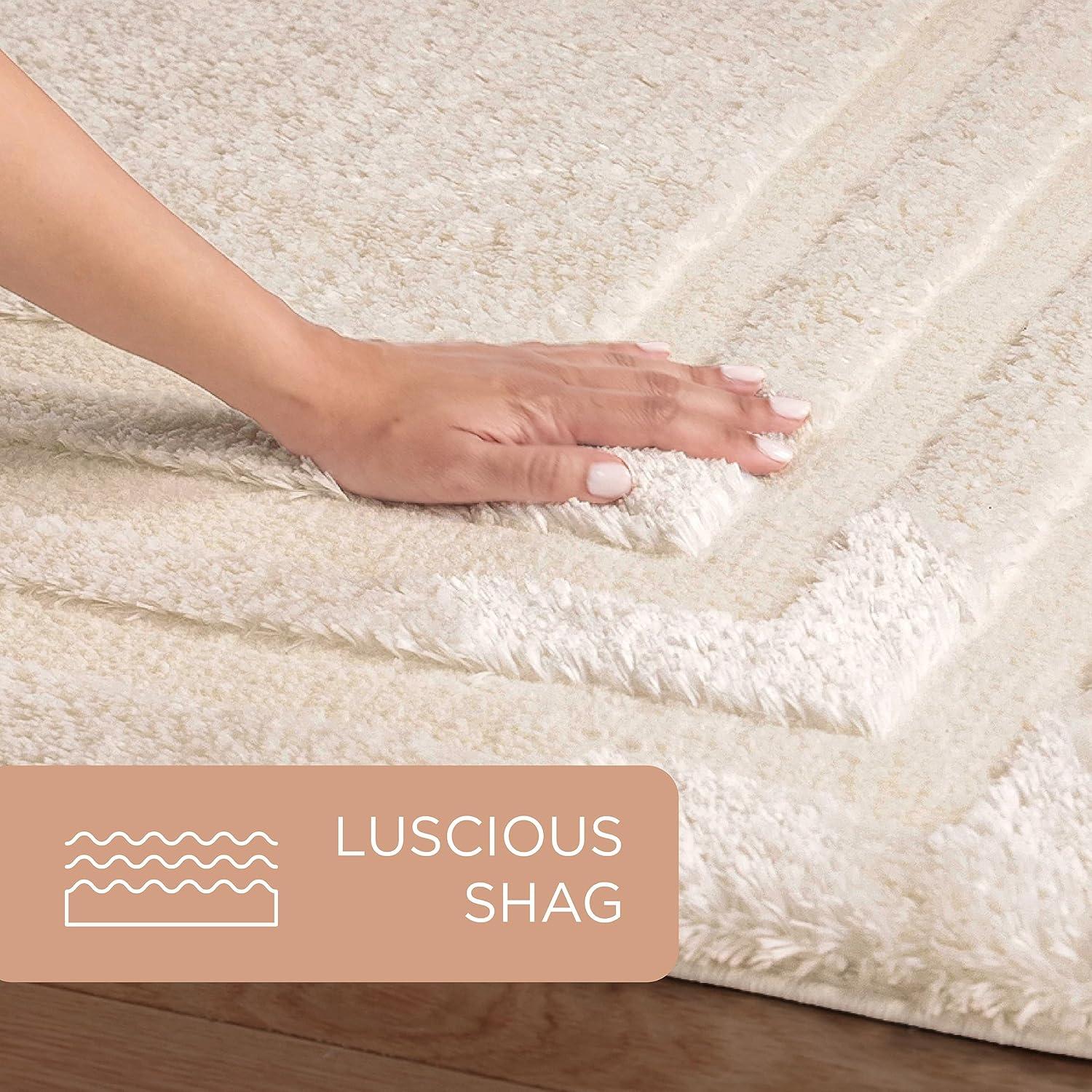 TOWN & COUNTRY EVERYDAY Cloud Shag Area Rug Beige