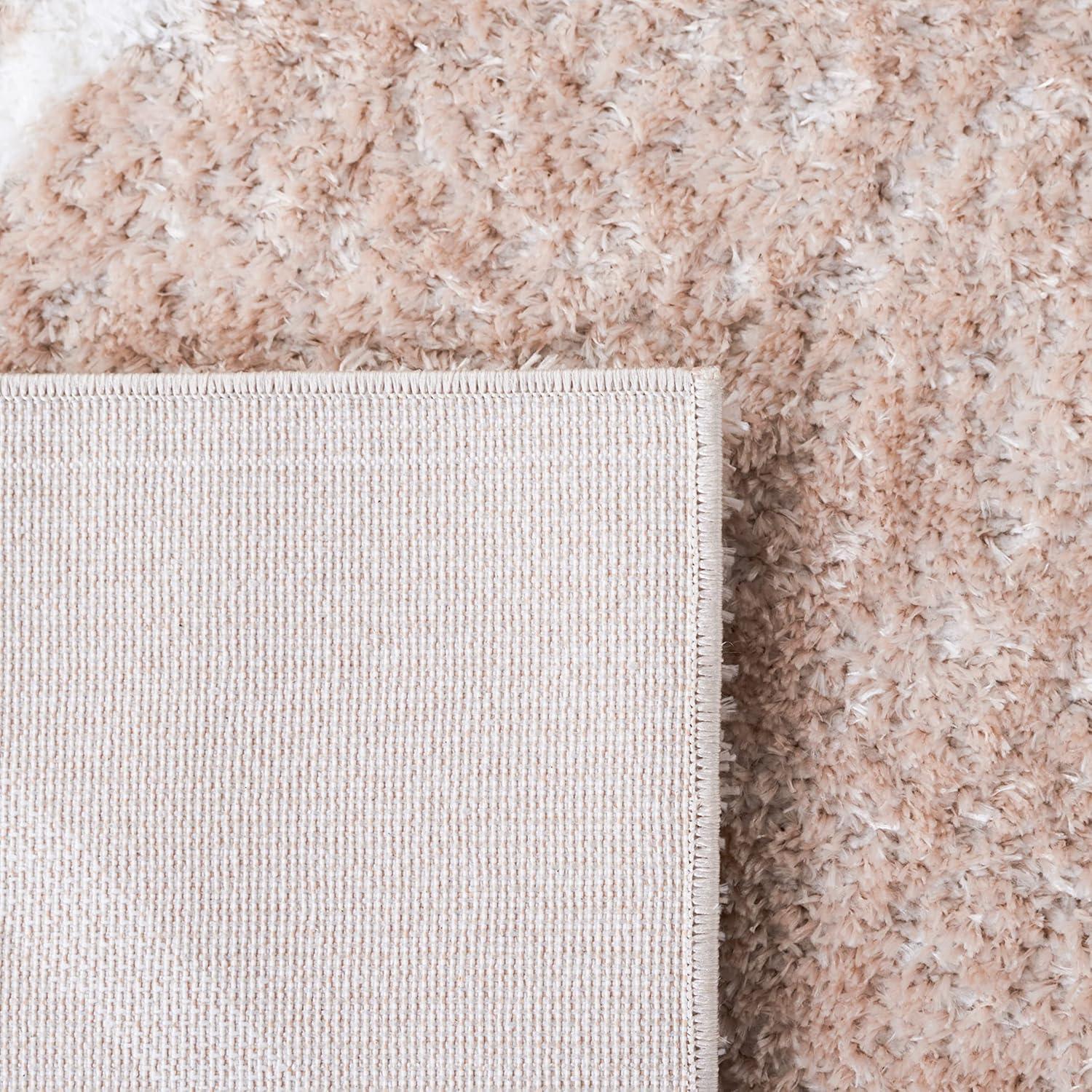 Latitude Run® Tahoe Shag Performance Geometric Rug