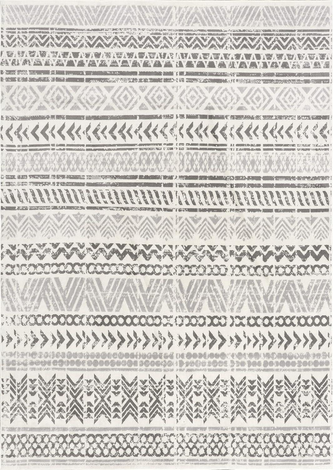 Nuloom Chloe Motif Banded Indoor Area Rug