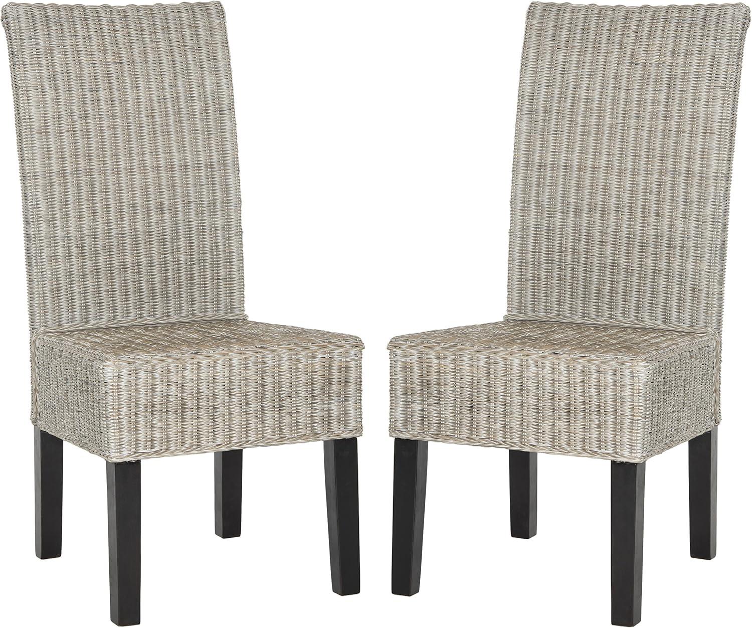 Arjun 18''H Wicker Dining Chair (Set of 2)  - Safavieh