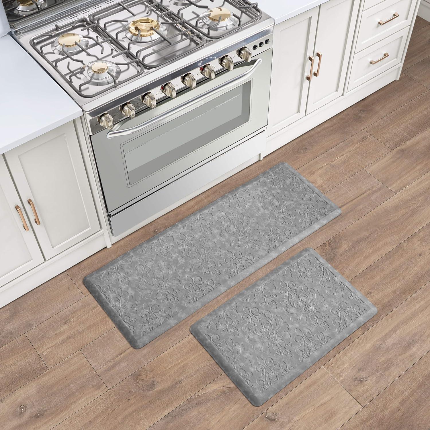 Chef Gear Embossed Soothing Comfort Anti-Fatigue Mat Set