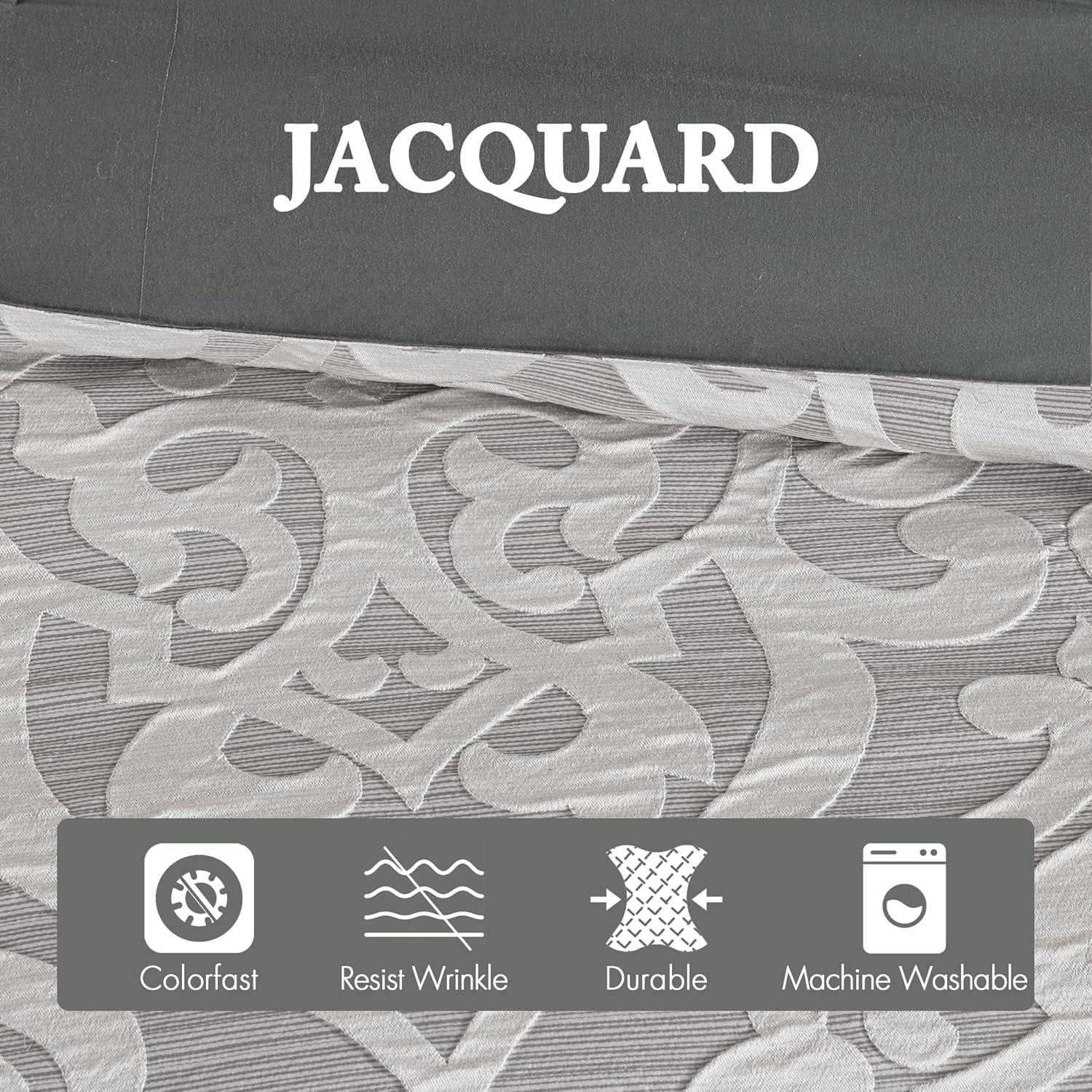 Madison Park Odette Jacquard 8 Piece Comforter Set