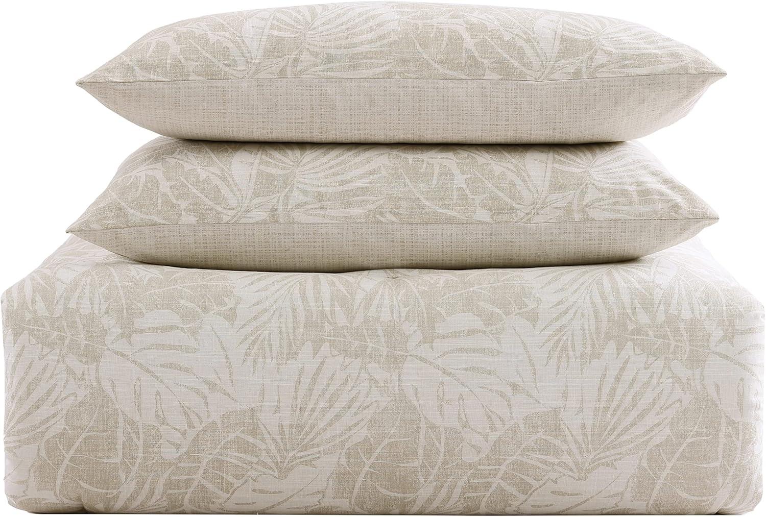 Tommy Bahama 3pc Costa Blanca Duvet Cover Bedding Set Beige