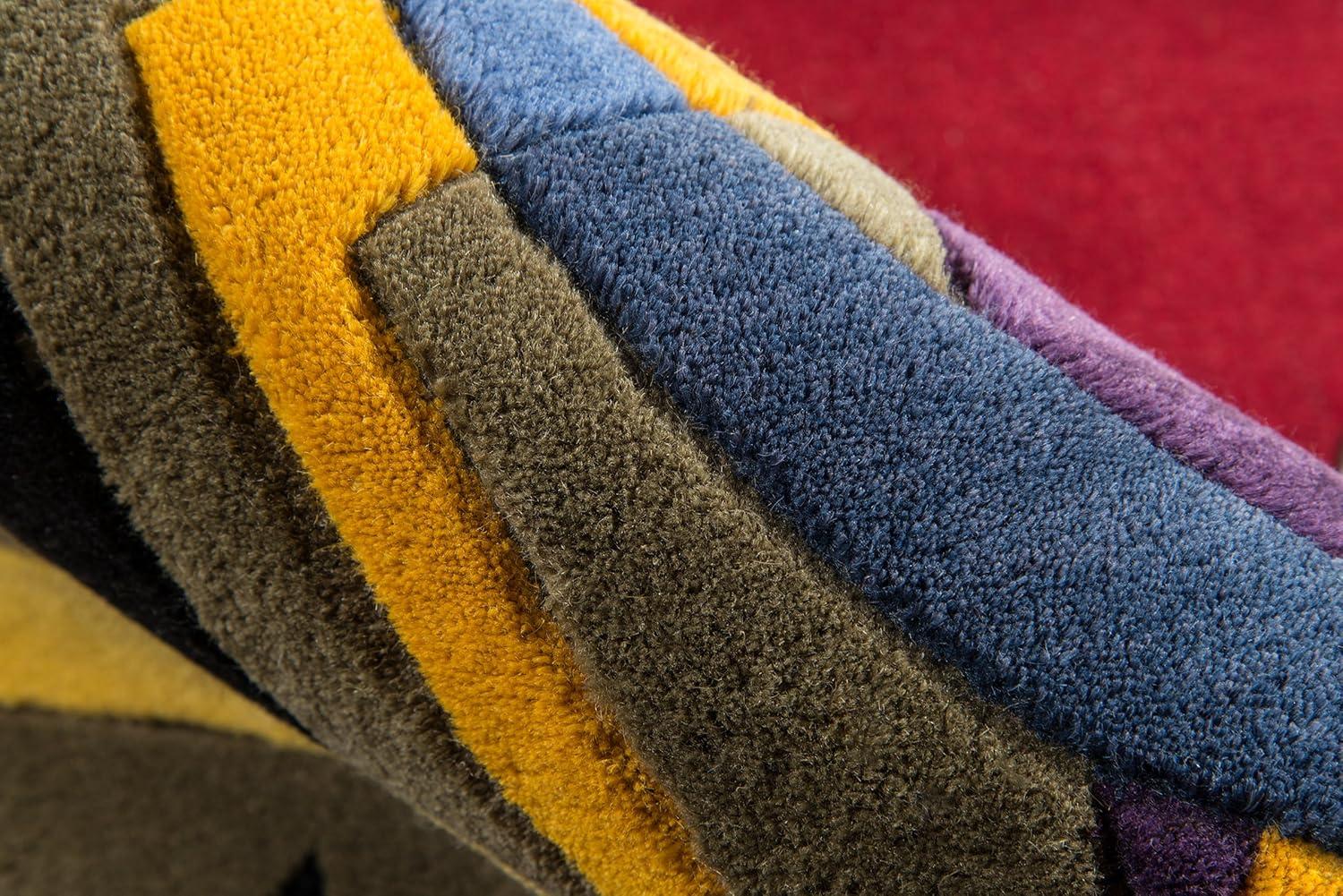 Momeni New Wave 5'3" X 8' Contemporary Hand Tufted Wool Rug