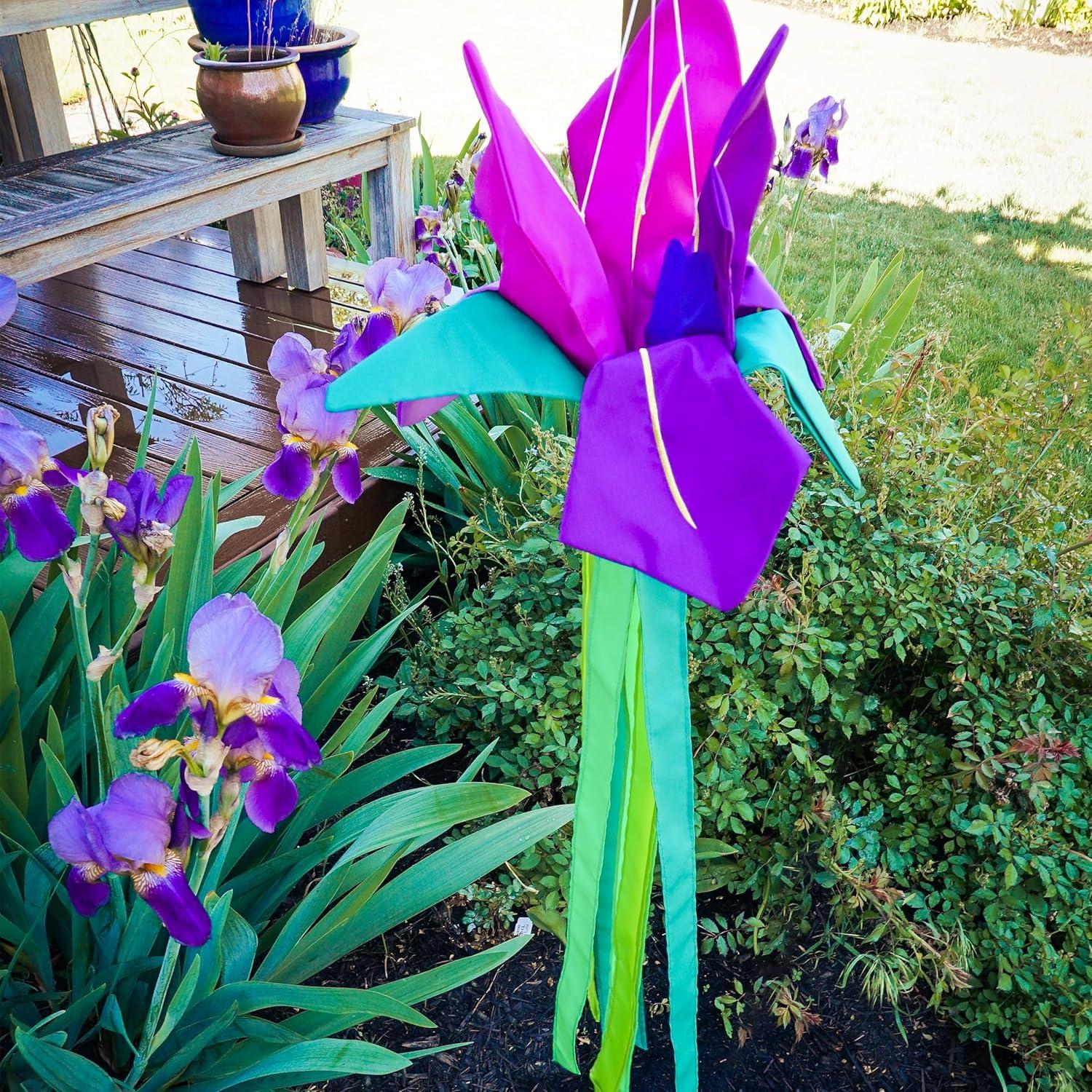 Spring Floral Windtail Windsock