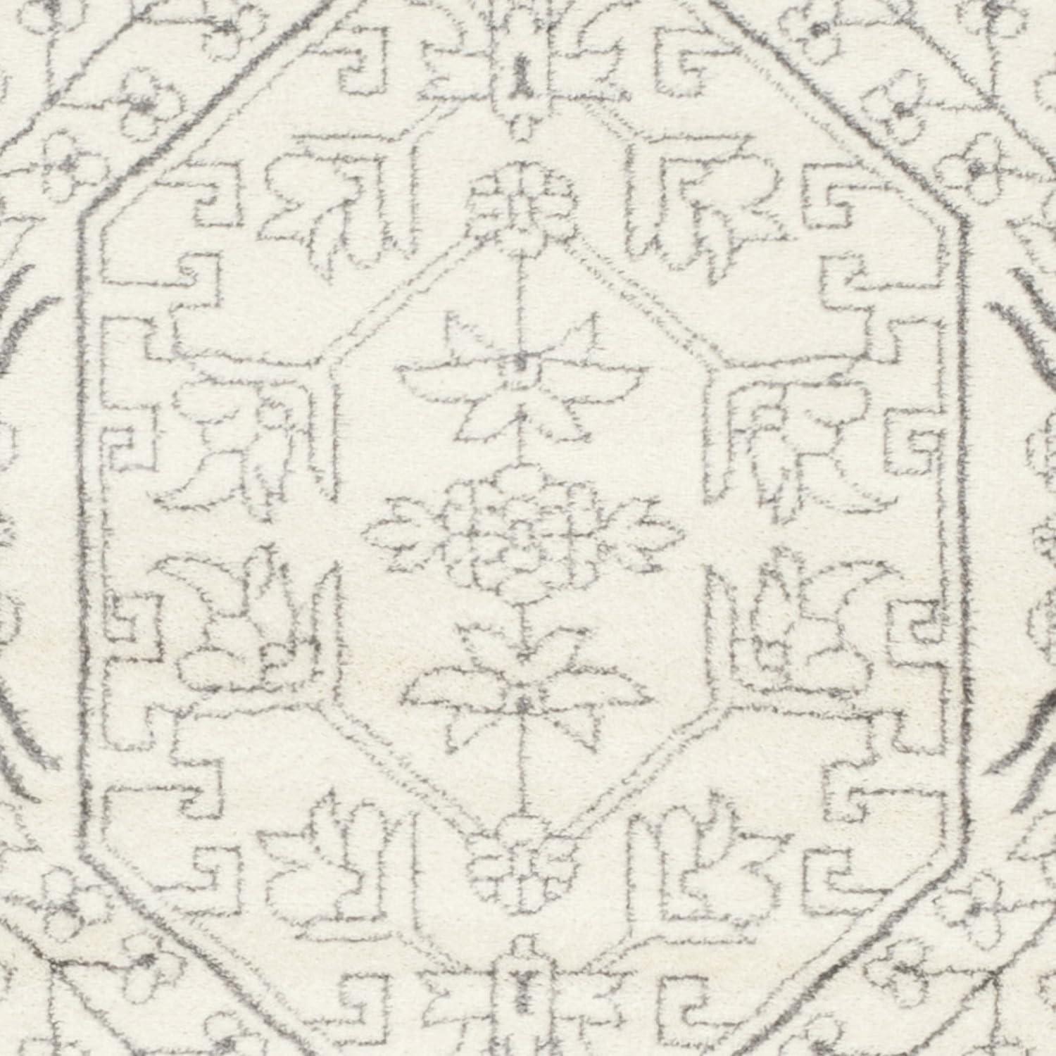 Adirondack ADR108 Power Loomed Area Rug - Ivory/Silver - 8'9"x11'9" - Safavieh.