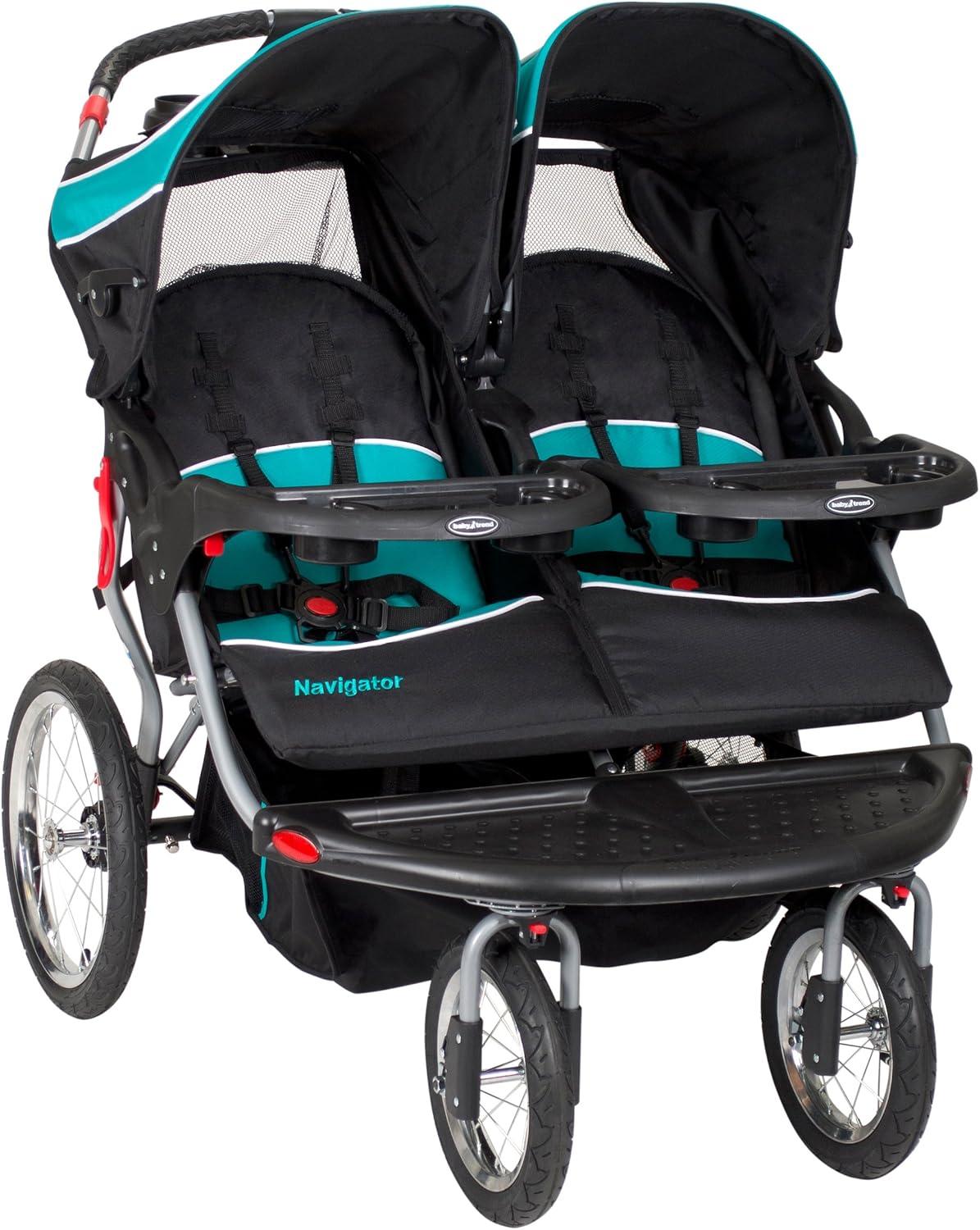 Baby Trend Navigator Lite Double Jogger Stroller - Europa