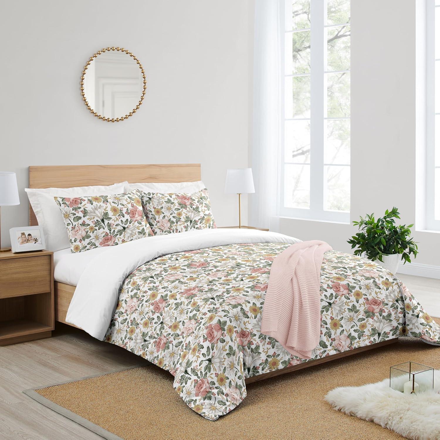 Vintage Floral Comforter Set