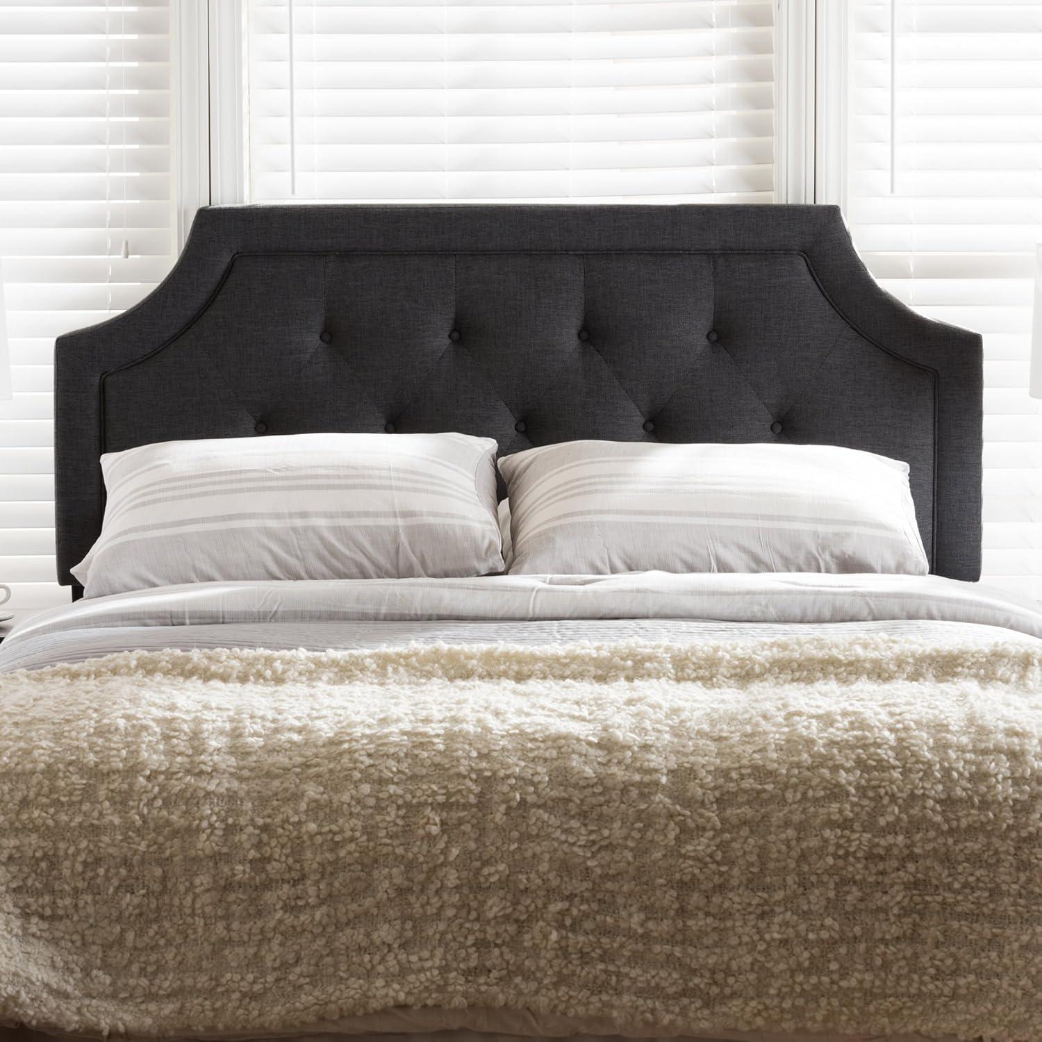 Cora Modern And Contemporary Fabric Upholstered Headboard - Baxton Studio