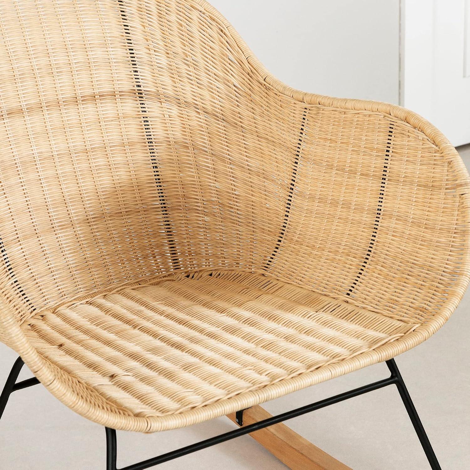 South Shore Balka Rocking Accent Chair - Rattan