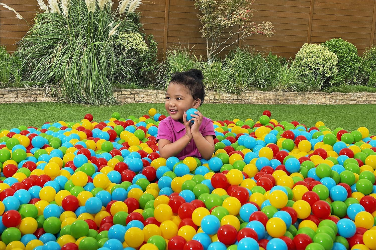Bestway Splash & Play – 250 Bright Color Toy Balls for Pits, Pools & Games