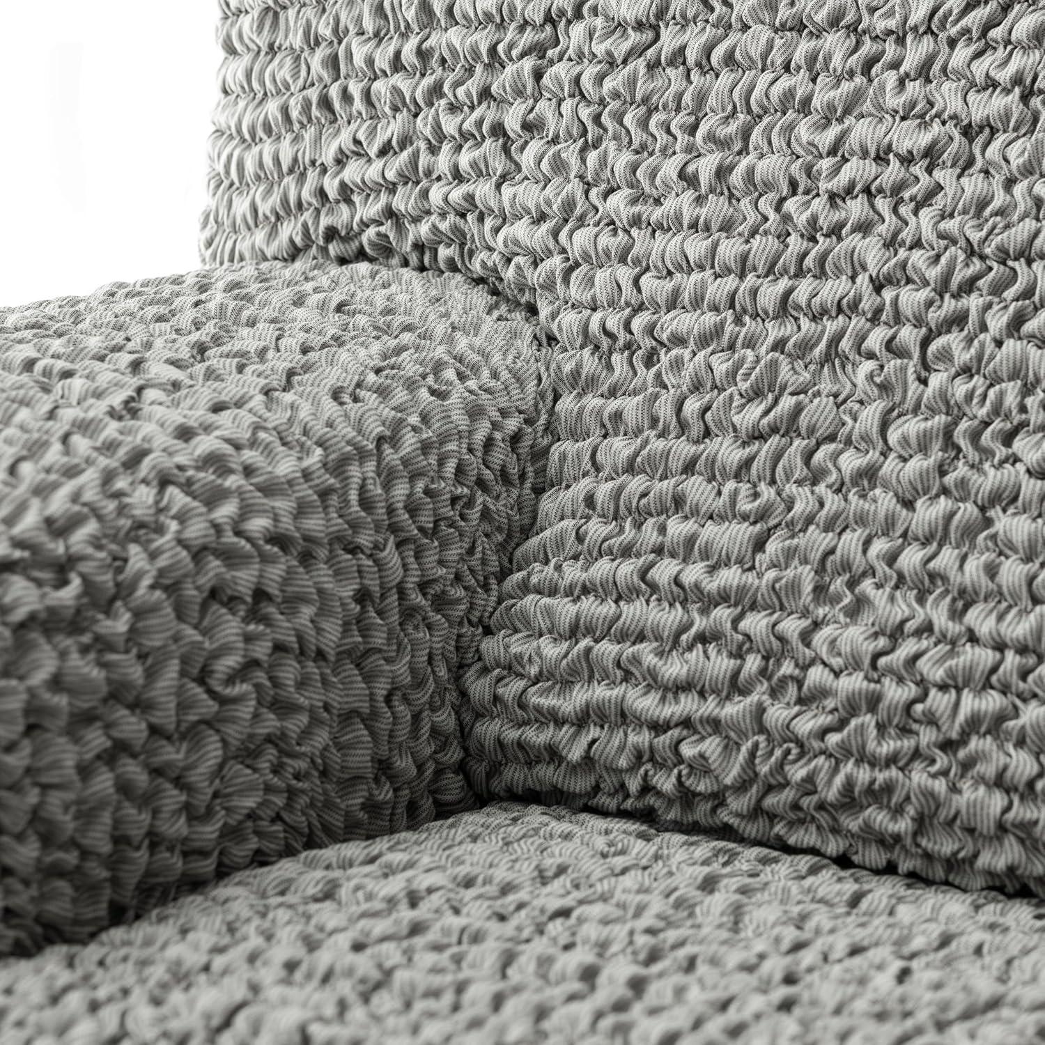 Stretchy Slipcover for Loveseat Sofa - Italian Style & Premium Quality - Mille Righe Collection