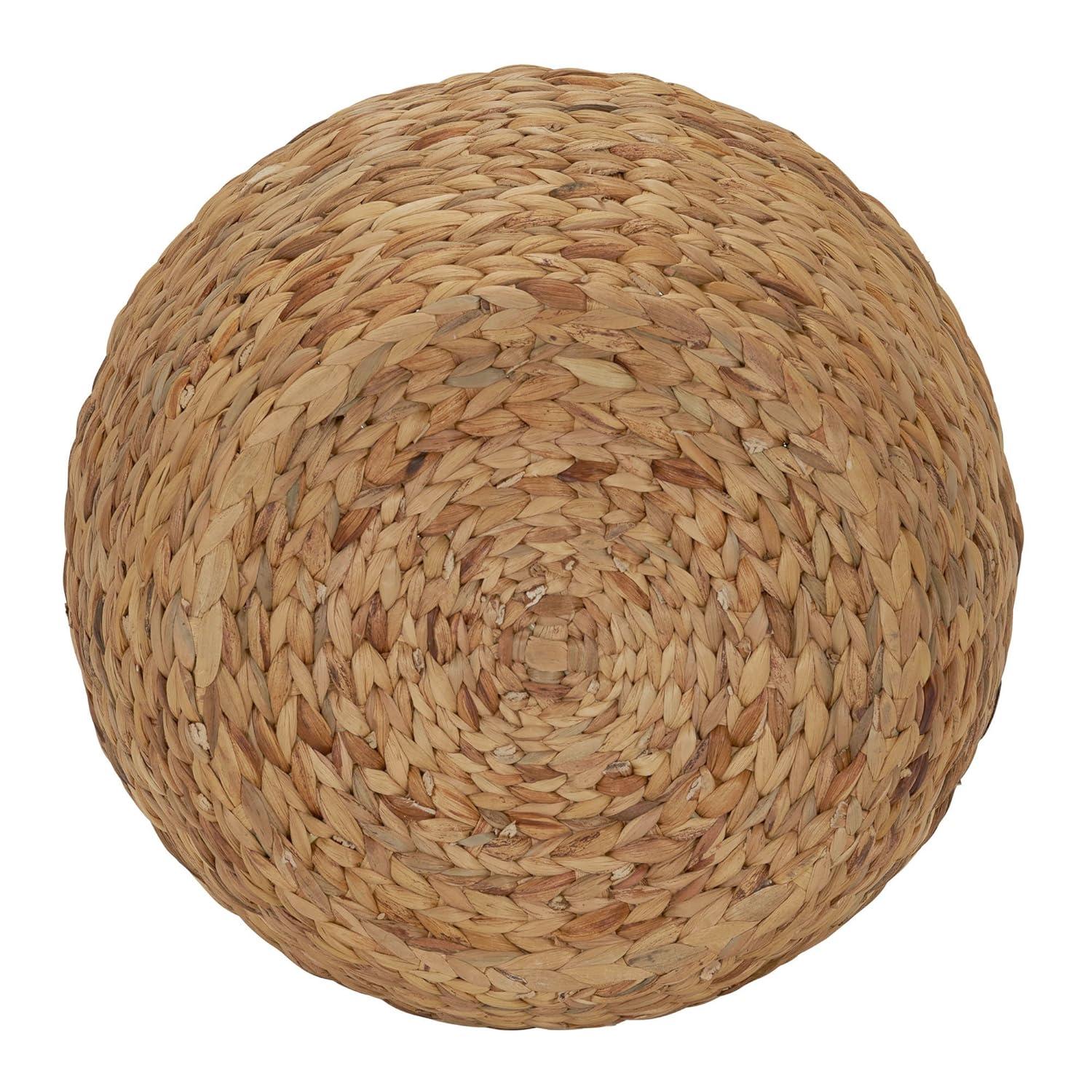 Household Essentials Ml-4105 Barrel Storage Tub W-Lid | Water Hyacinth