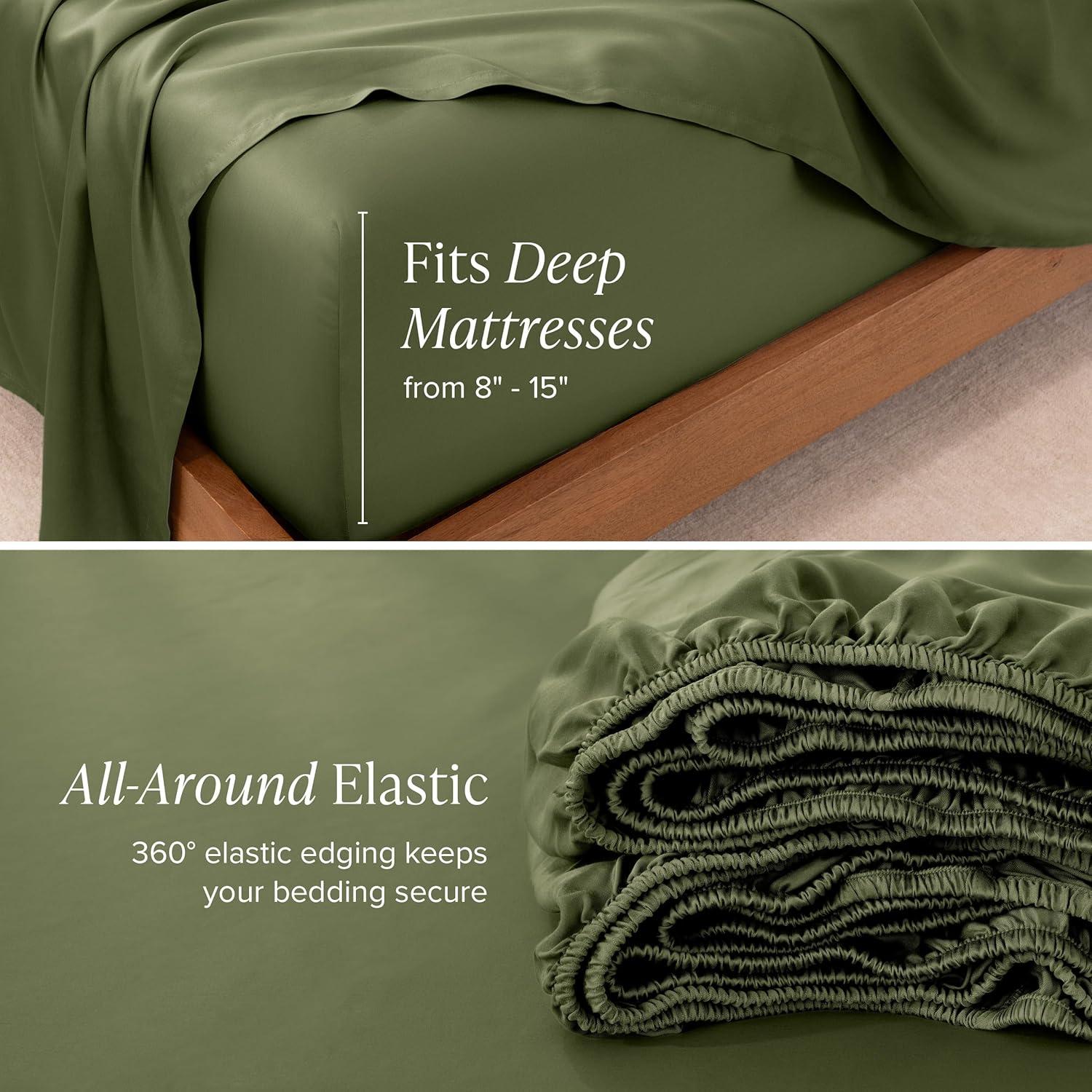 Twin XL Cypress TENCEL™ Lyocell Sheet Set by Bare Home