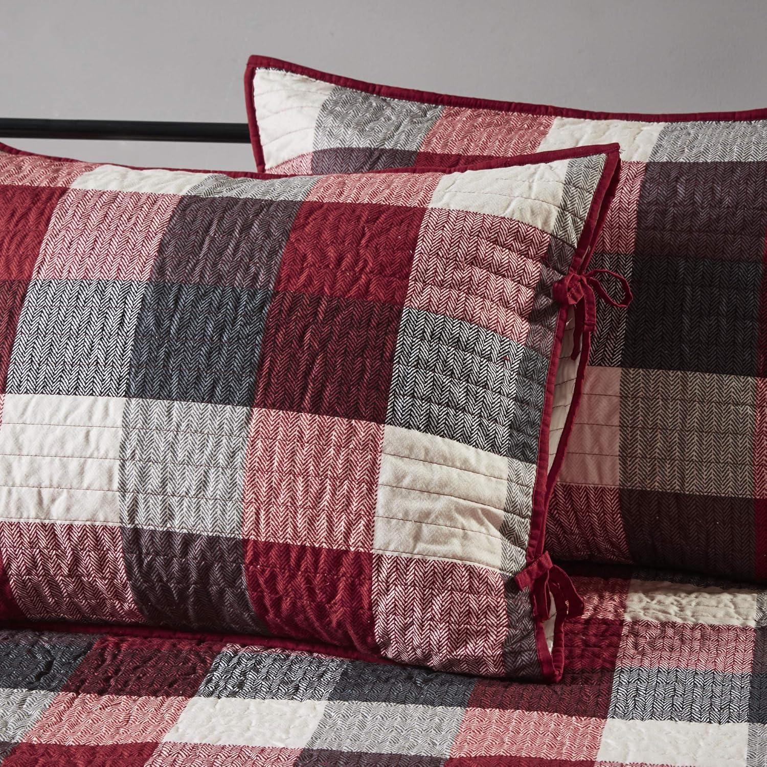 Madison Park Ridge 3 Piece Reversible Plaid Daybed Cover Set